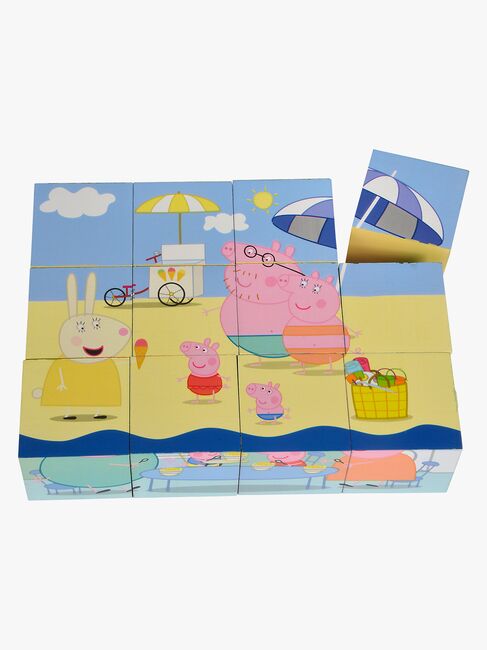 Peppa Wutz Würfelpuzzle 12 Teile, 16x12 cm