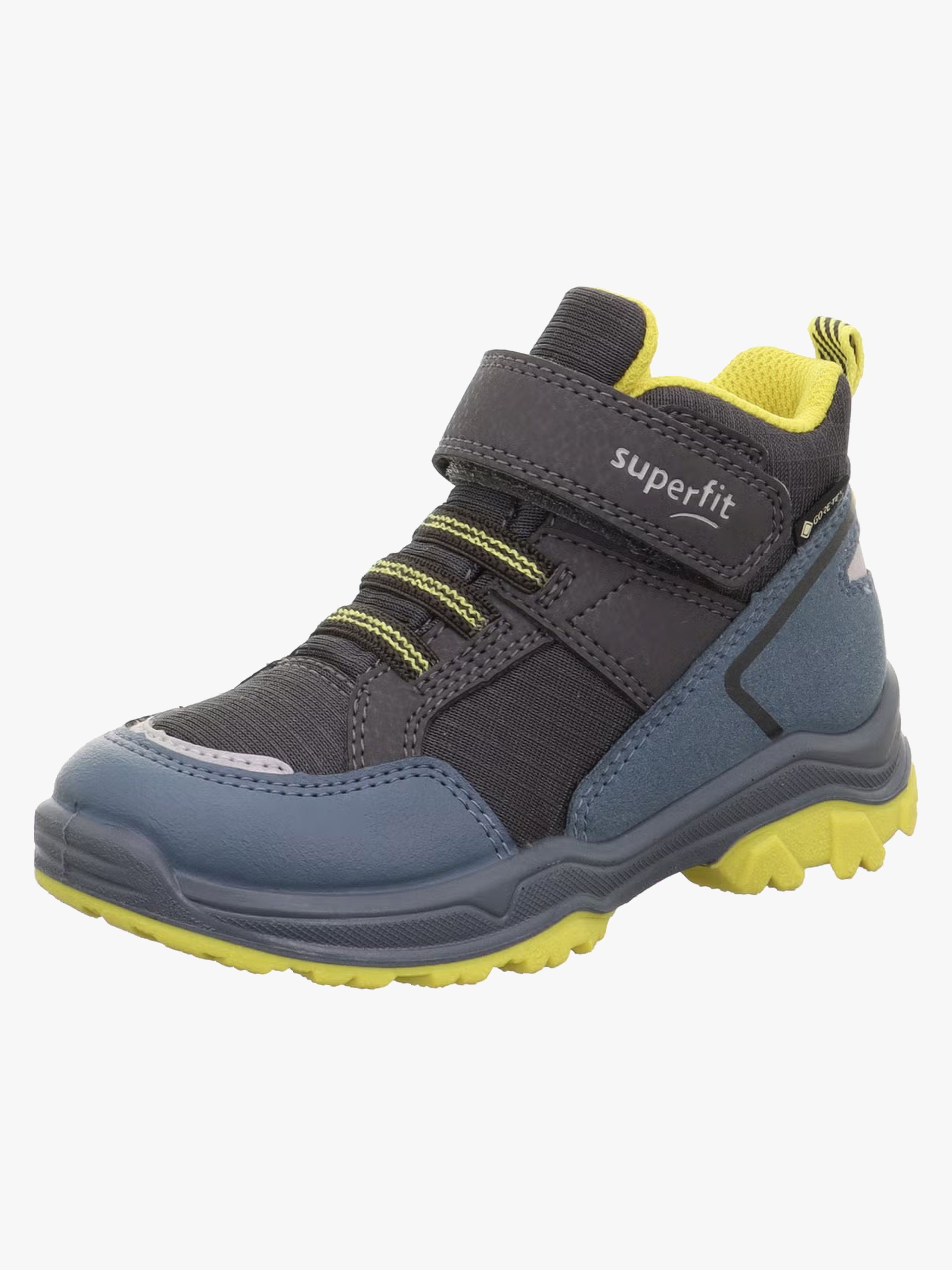 Jupiter Mid GTX Kinder Sneaker, Blue / Yellow, 30, Kinderschuhe