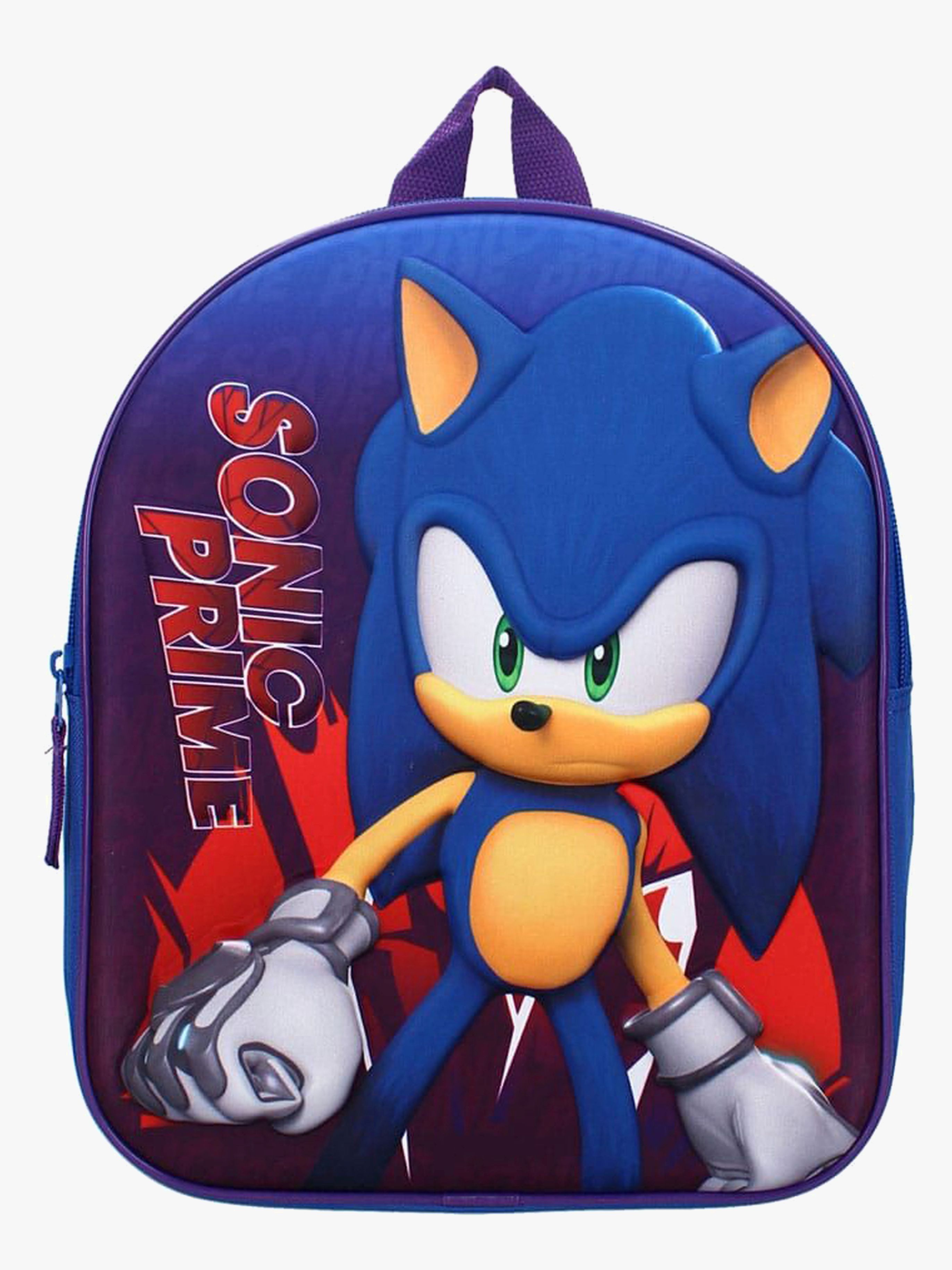 Sonic Prime 3D Kinder Rucksack Simply Special, Blau