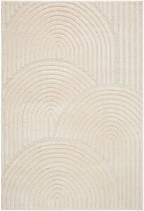 KMCarpets Doria Zen Teppich 120x170 cm, Weiß