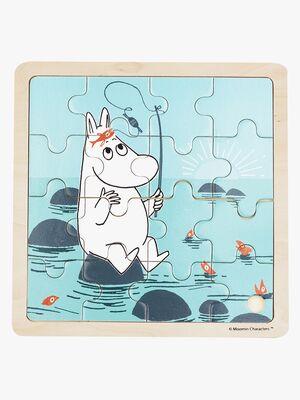 Mumin Holzpuzzle Angeln 16 Teile