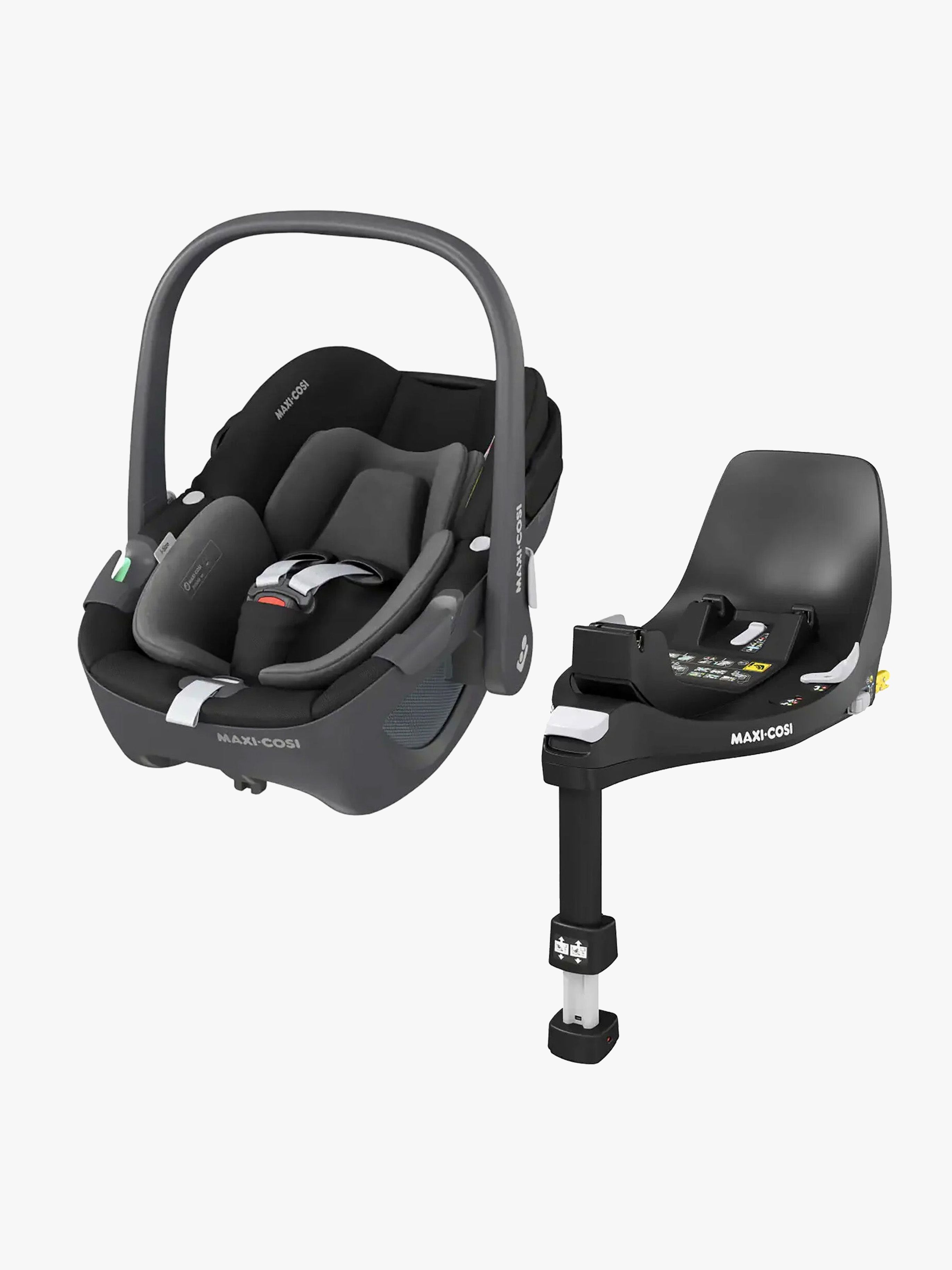 Maxi-Cosi Pebble 360 Babyschale inkl. FamilyFix 360 Basis, Essential Black