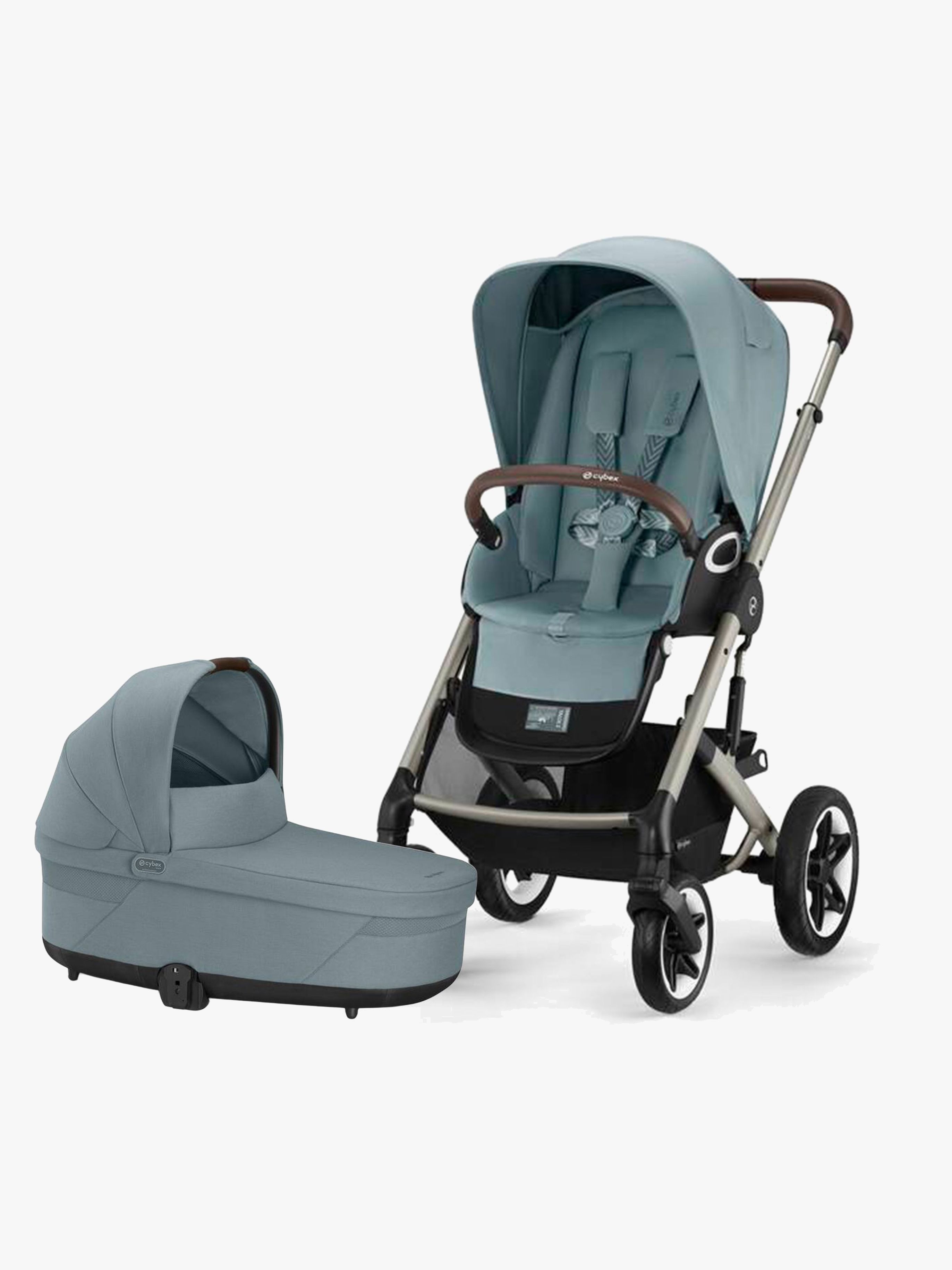 Talos S Lux Kombikinderwagen, Stormy Blue / Taupe