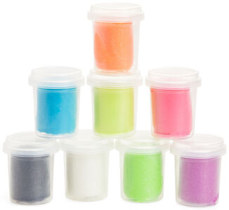 Kid's Dough Glitter Spielknete 8 Farben