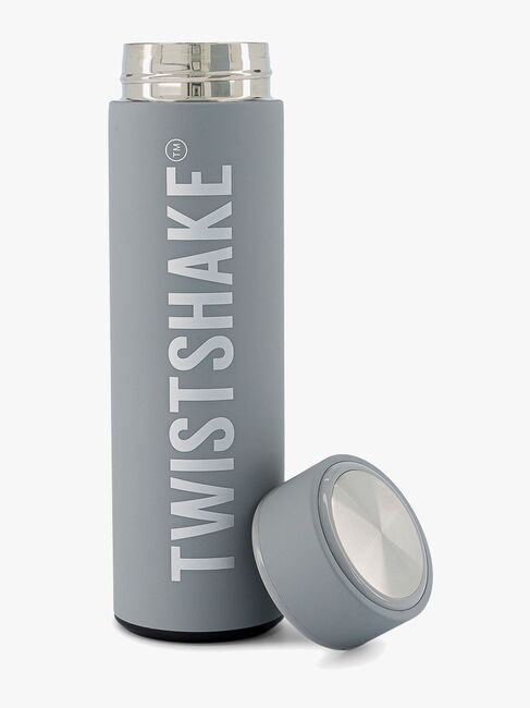 Twistshake Thermosflasche 420 ml, Grau