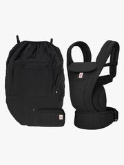 Ergobaby Omni Deluxe Babytrage Mesh inkl. Regenüberzug, Onyx Black
