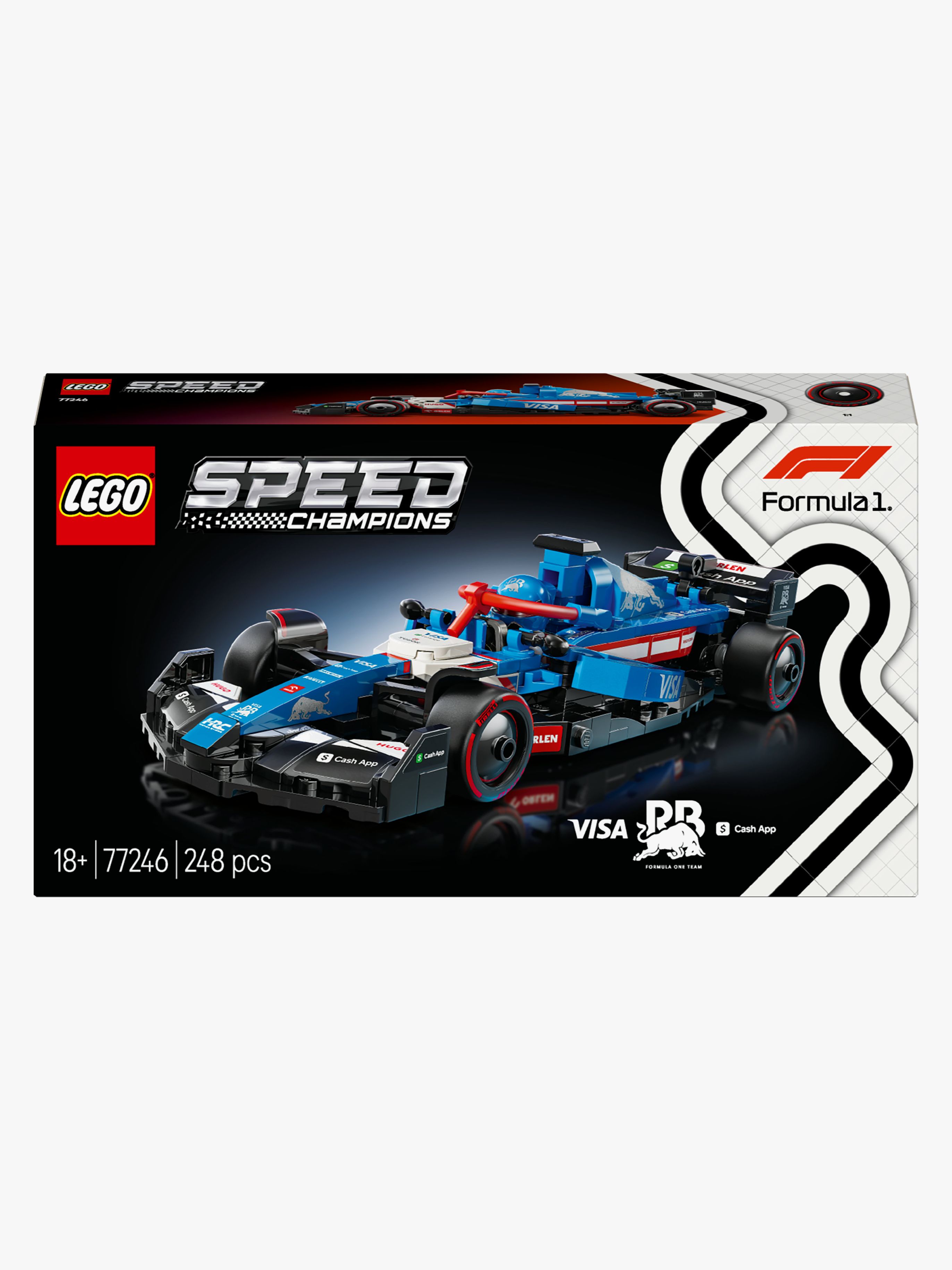 LEGO Speed Champions 77246 Visa Cash App RB VCARB 01 F1 Rennauto