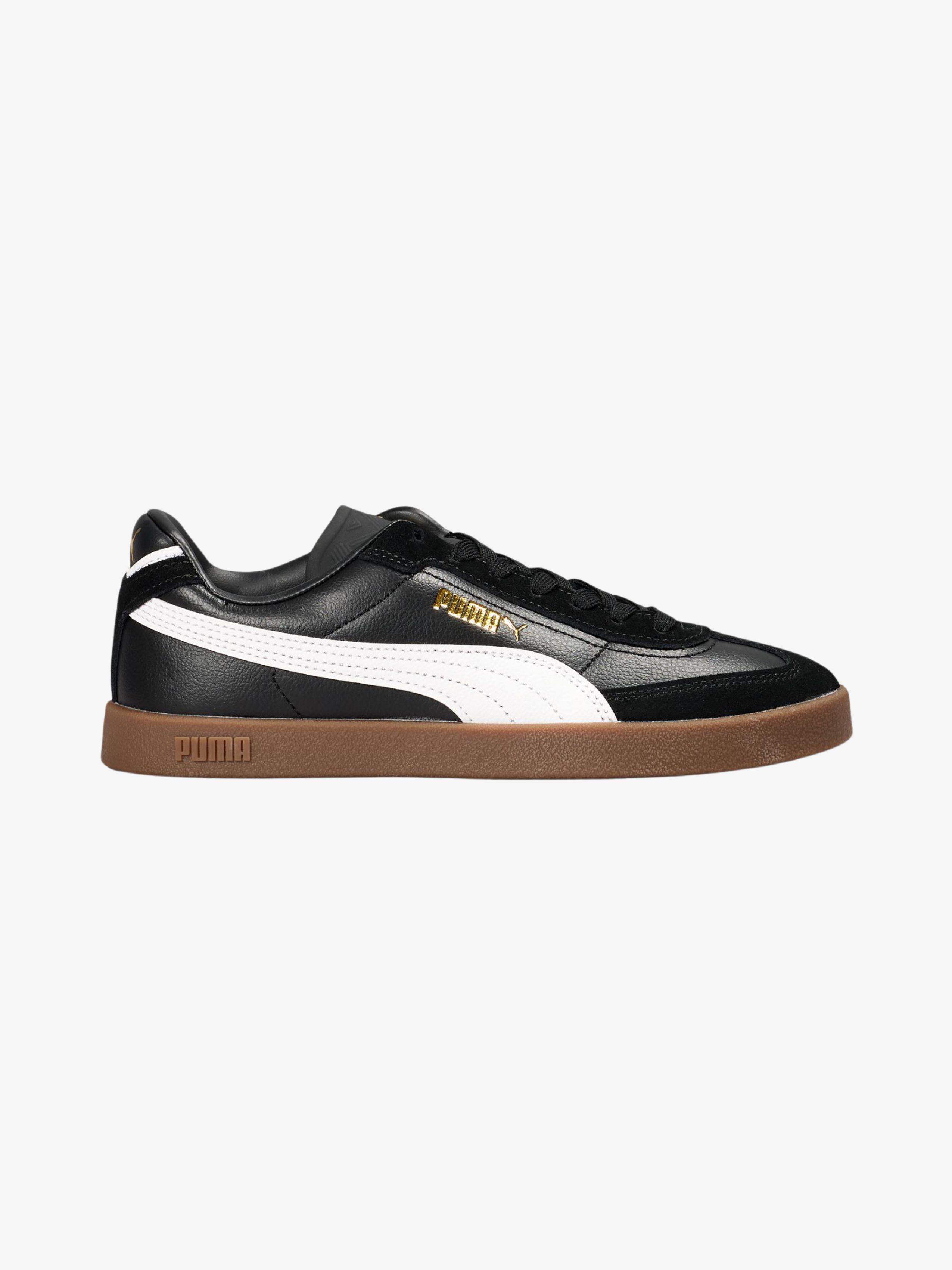 Puma Club II Era Jr Kinder Sneaker, Black/White, 36, Kinderschuhe