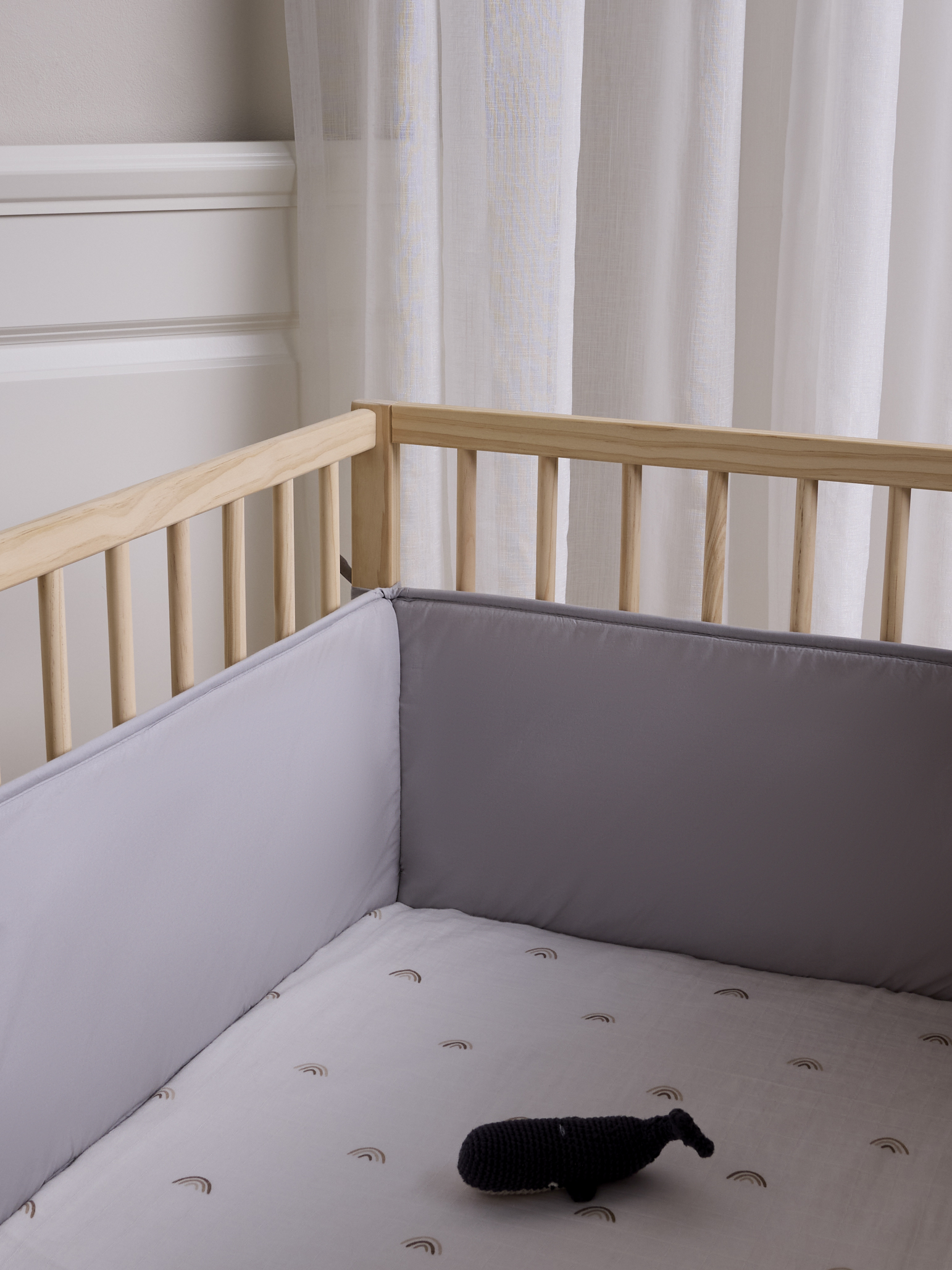 Alice &  Fox MOLLY Nestchen 360 cm, Grey