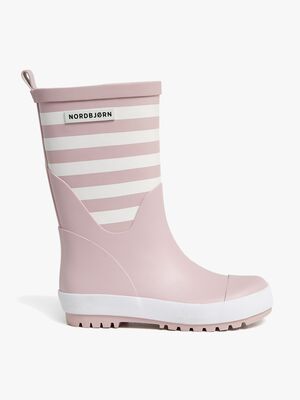 Nordbjørn Dagg Gummistiefel, Rosa/Weiß