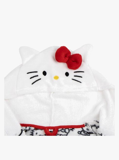 Hello Kitty Morgenrock, Weiß/Rot