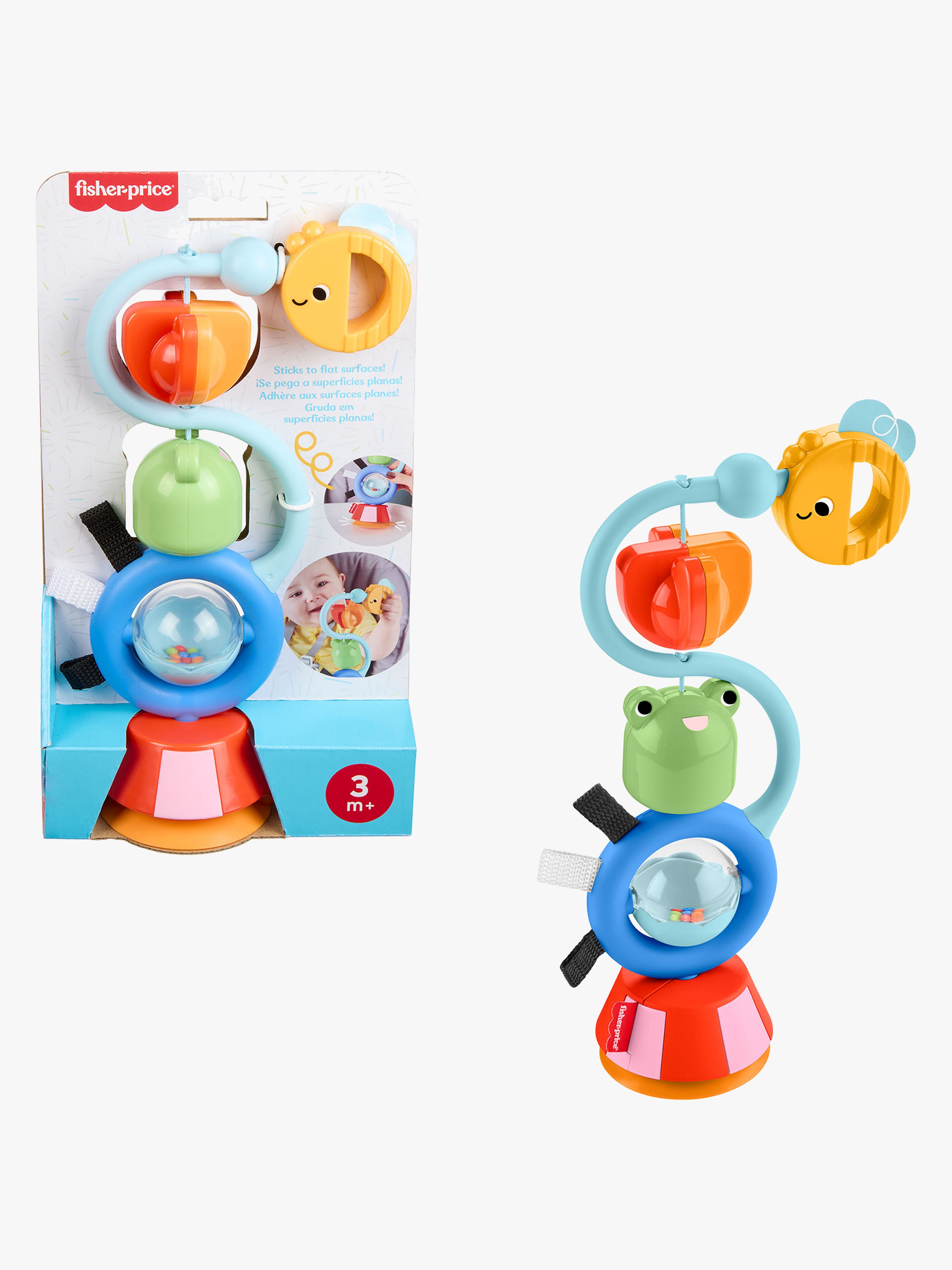 Fisher-Price Aktivitätsspielzeug Saugnapf, Babyspielzeug