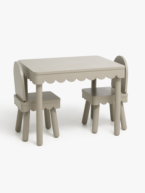 Alice & Fox Dune Tisch & Stuhl, Greige