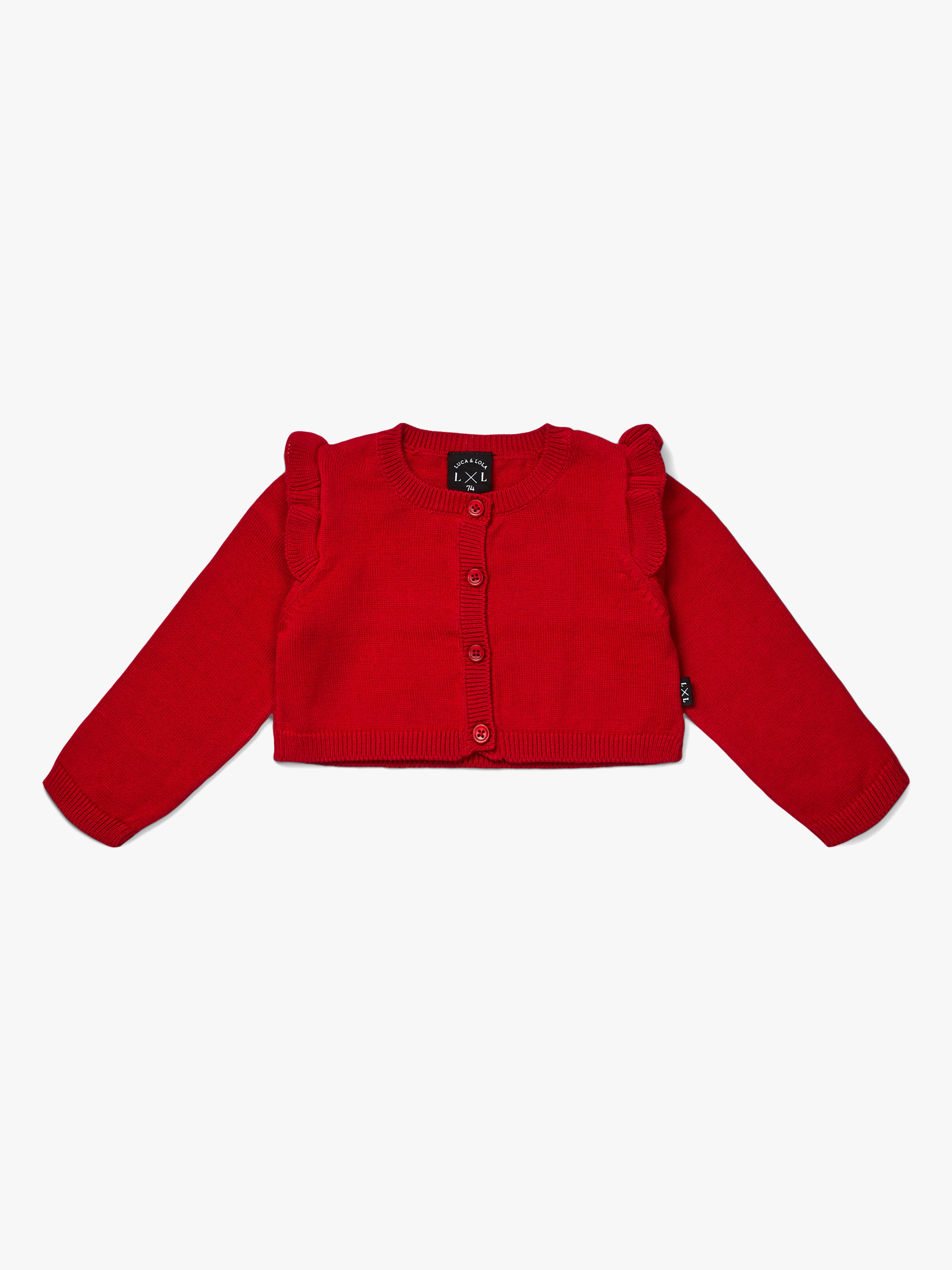 Giana Cardigan Baby, Red 80
