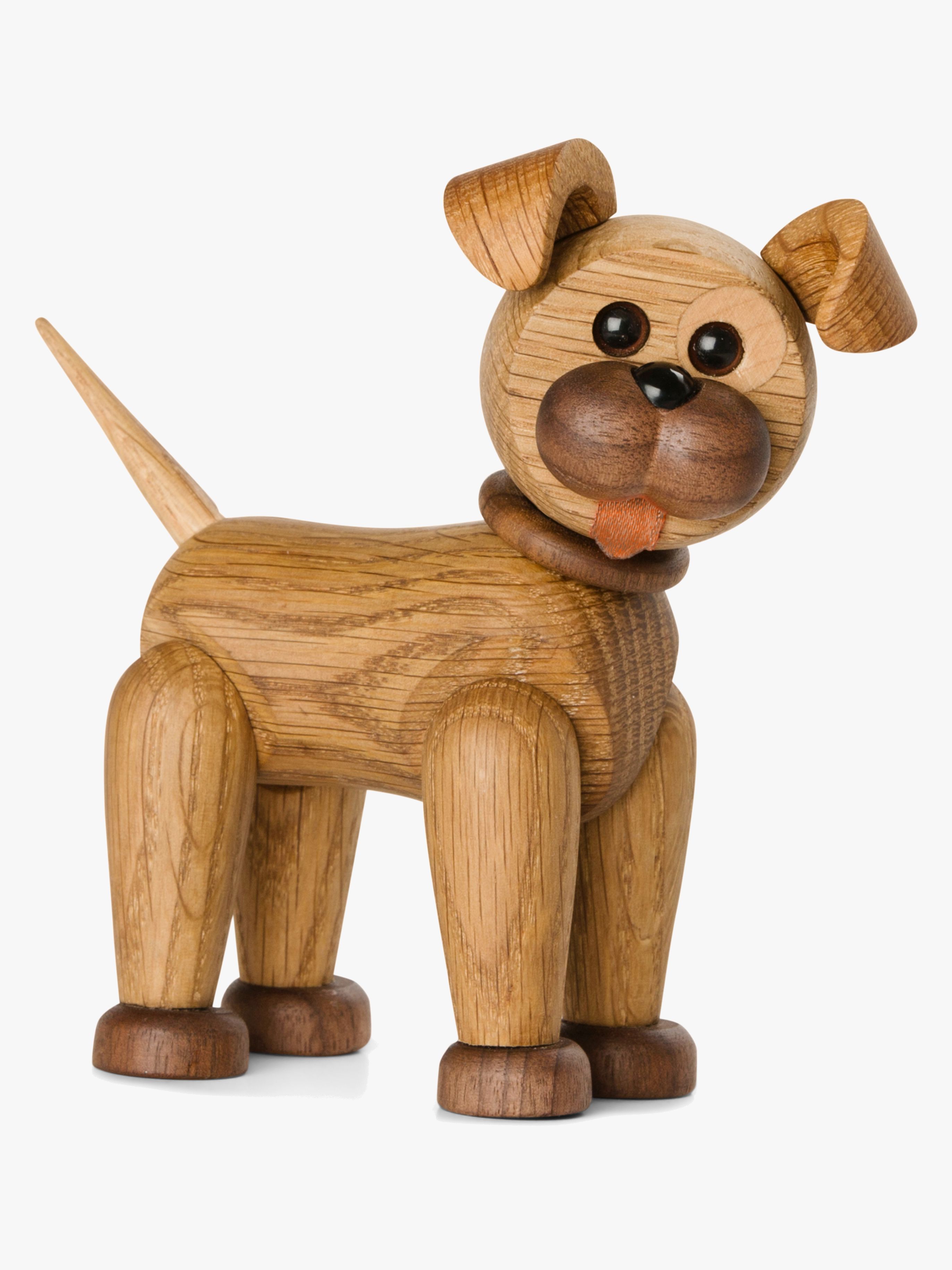 Holzdekoration Happy Dog 13,5 cm