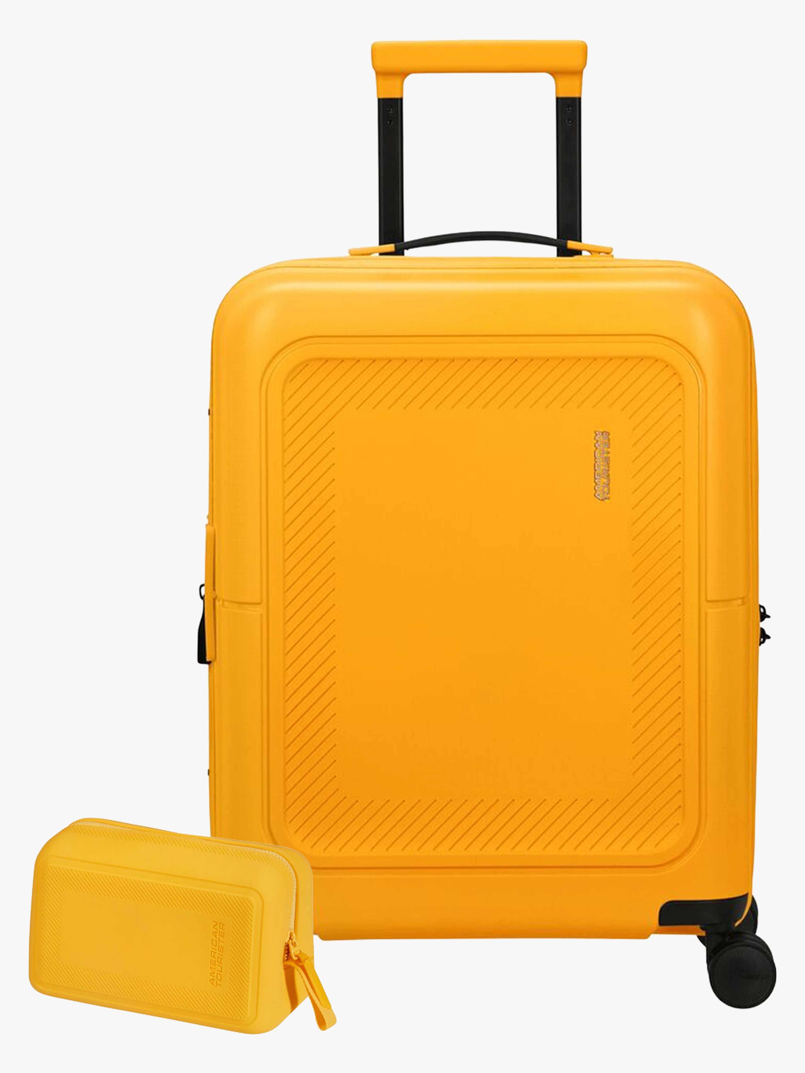 Dashpop Koffer 41-47L & Kulturbeutel POP, Golden Yellow