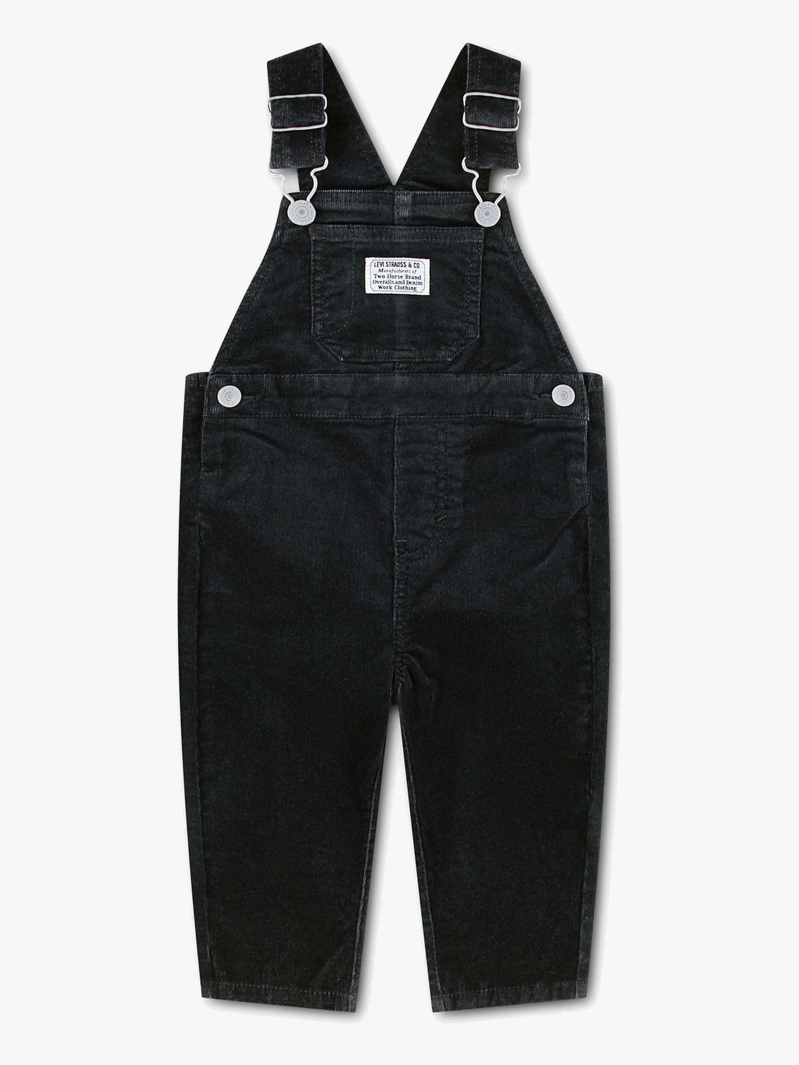 LVN Latzhosen Baby Manchester, Jet Black, 24 Monate