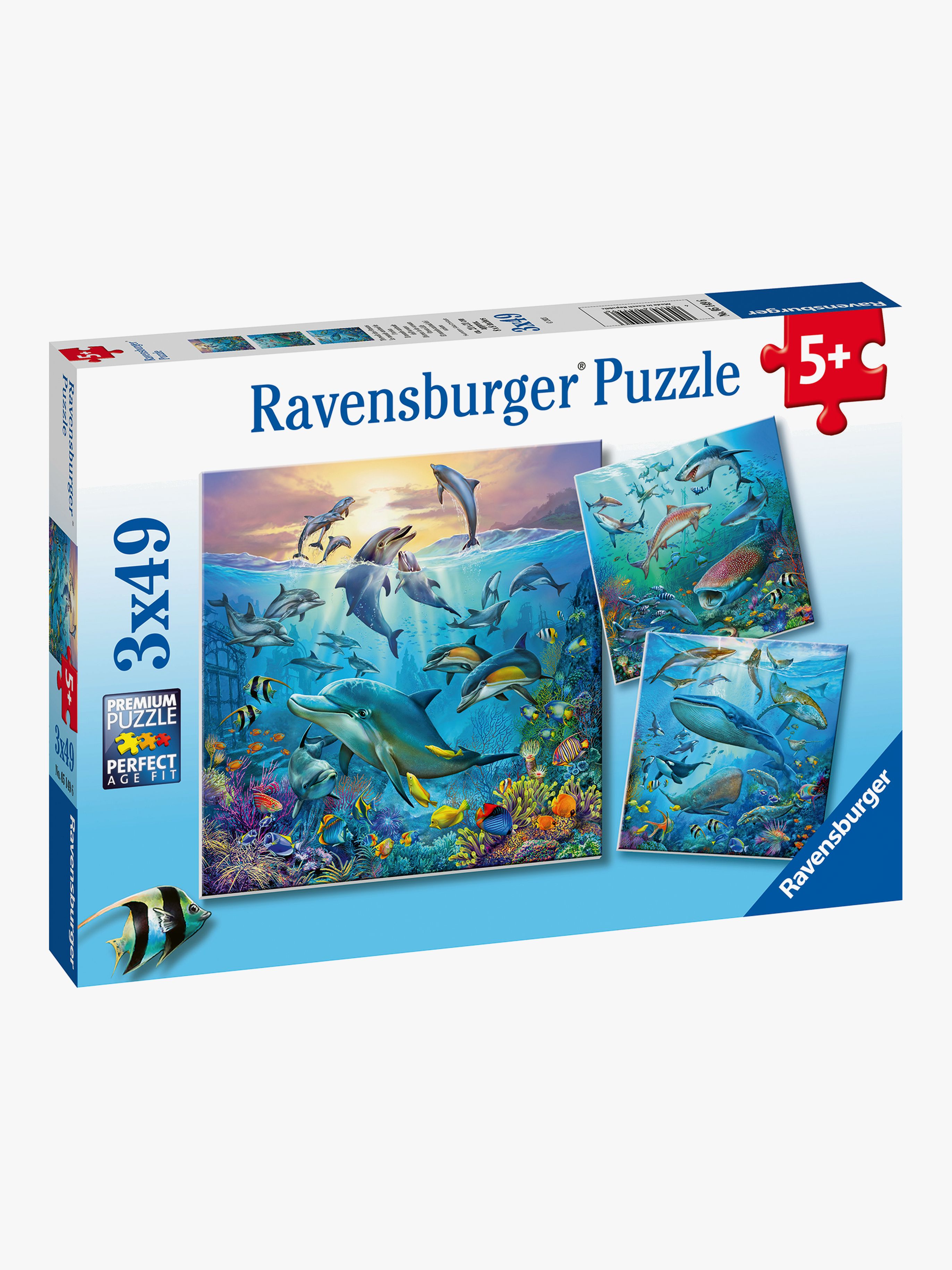 Puzzle Meeresleben 3x49 Teile