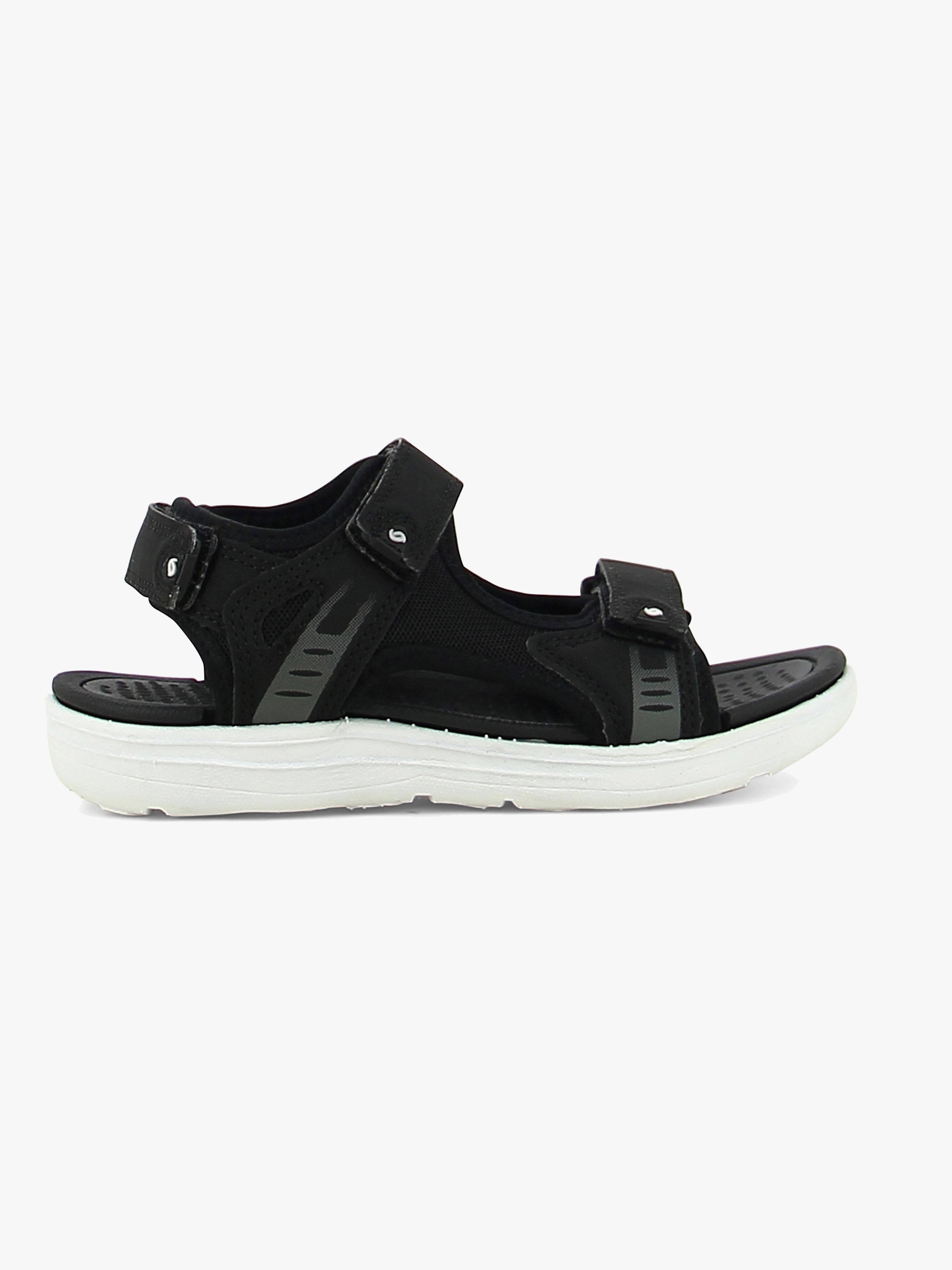Leaf Kaggeboda Kinder Sandalen, Schwarz, 28