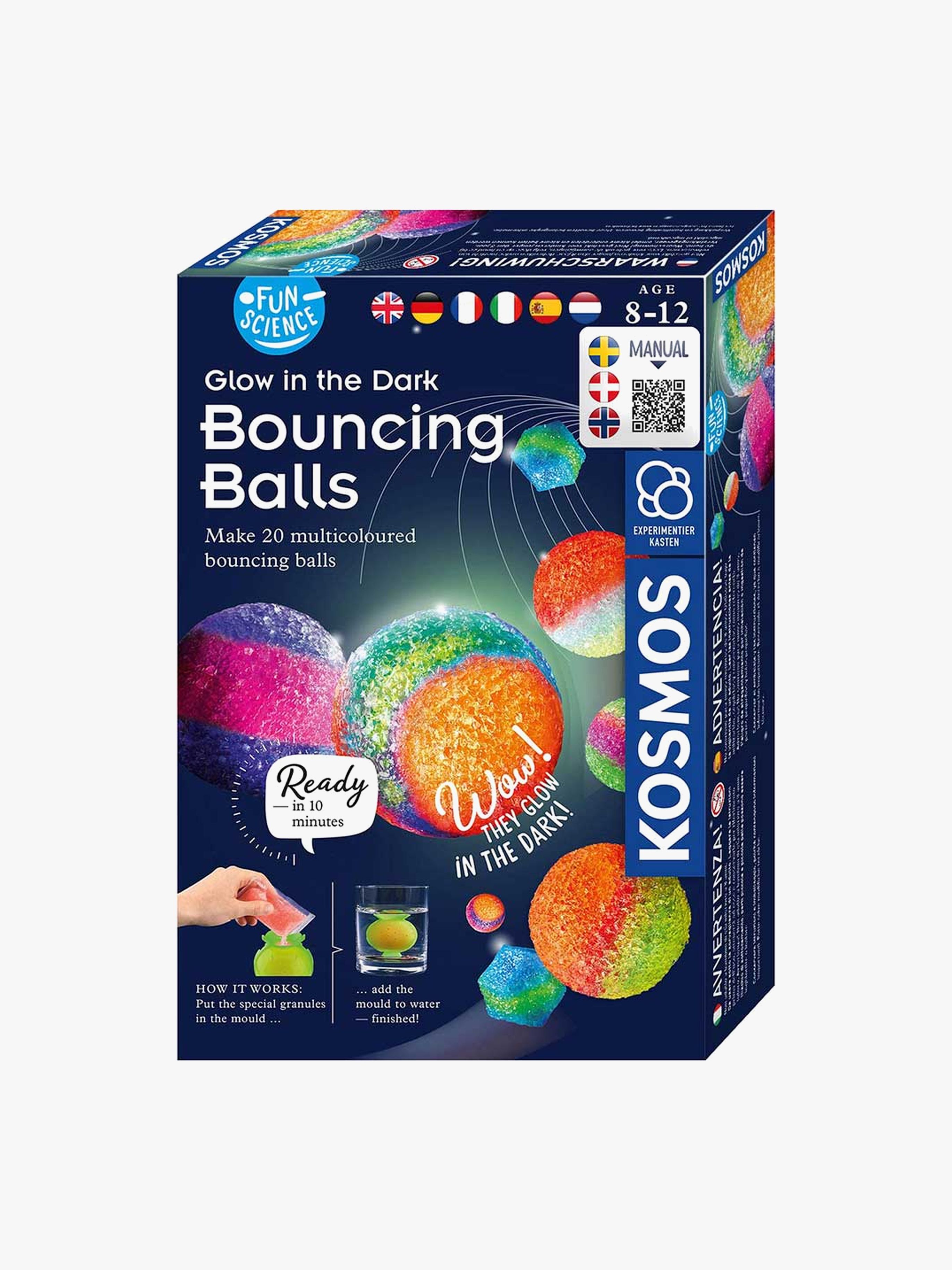 Fun Science Experimentierkasten Glow-In-The-Dark Flummis