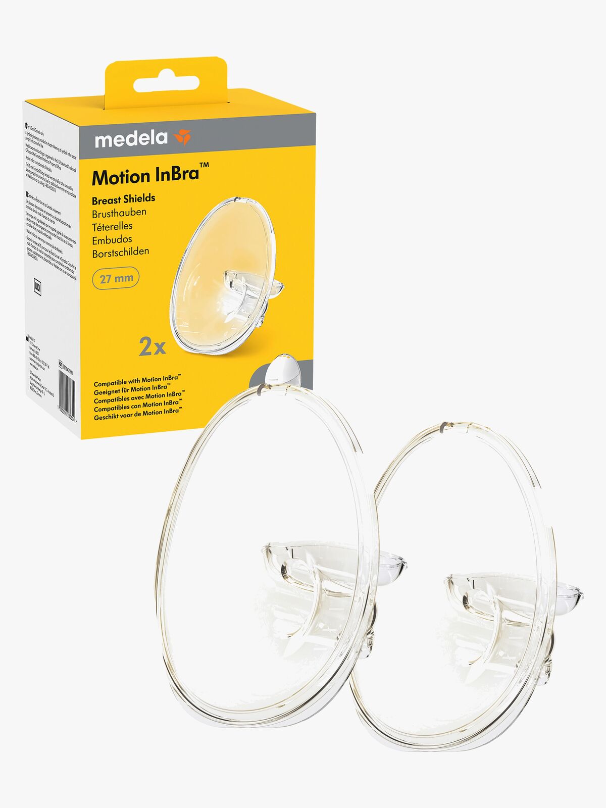 Medela Motion InBra Brusttrichter 27 mm 2er-Pack