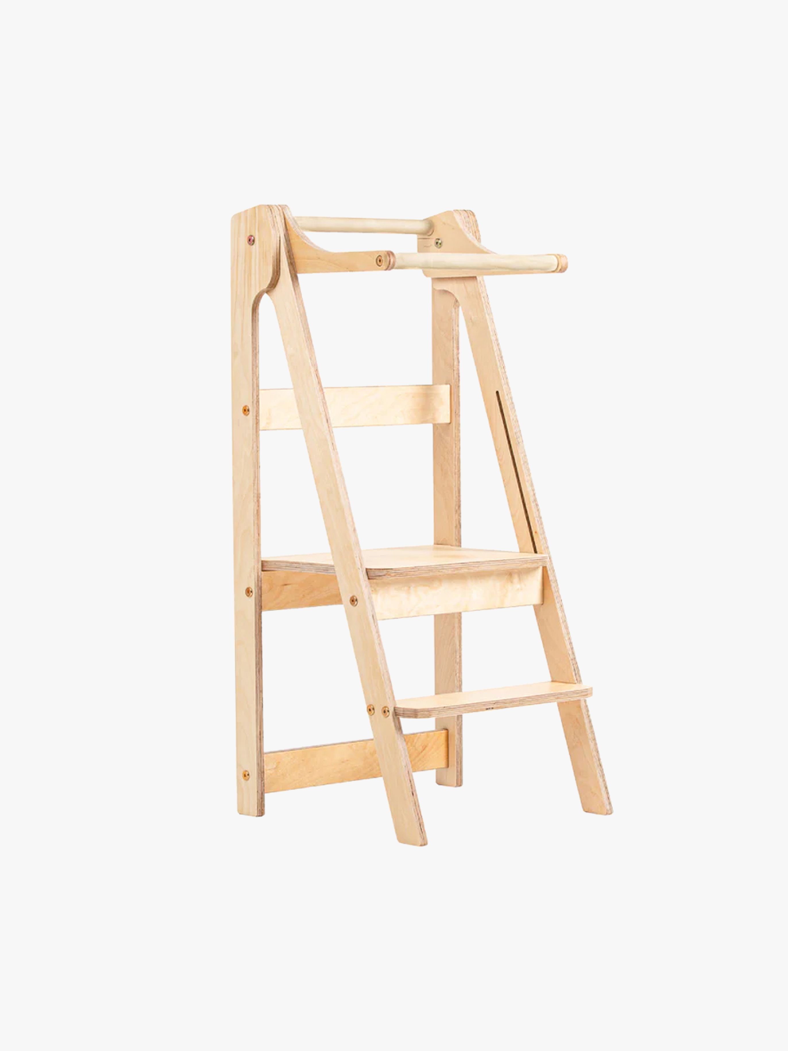 Duck Woodworks Klappbarer Lernturm, Natur