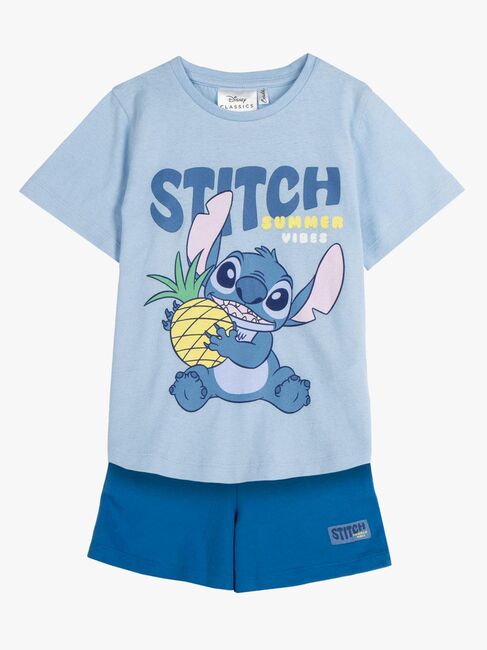Disney Lilo & Stitch T-Shirt und Shorts, Blau