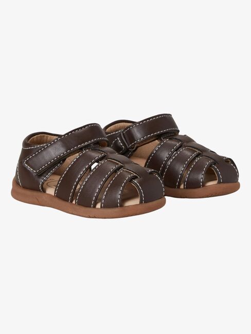BabyMocs Little Gardener Sandalen, Braun
