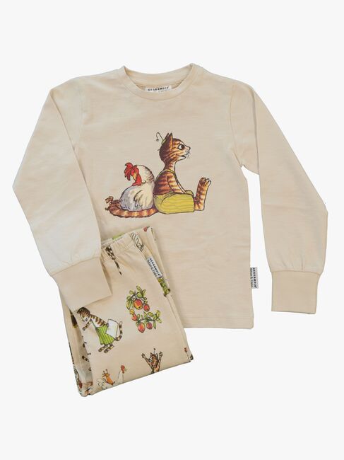 Geggamoja Pyjama Zweiteilig Pettersson & Findus, Beige
