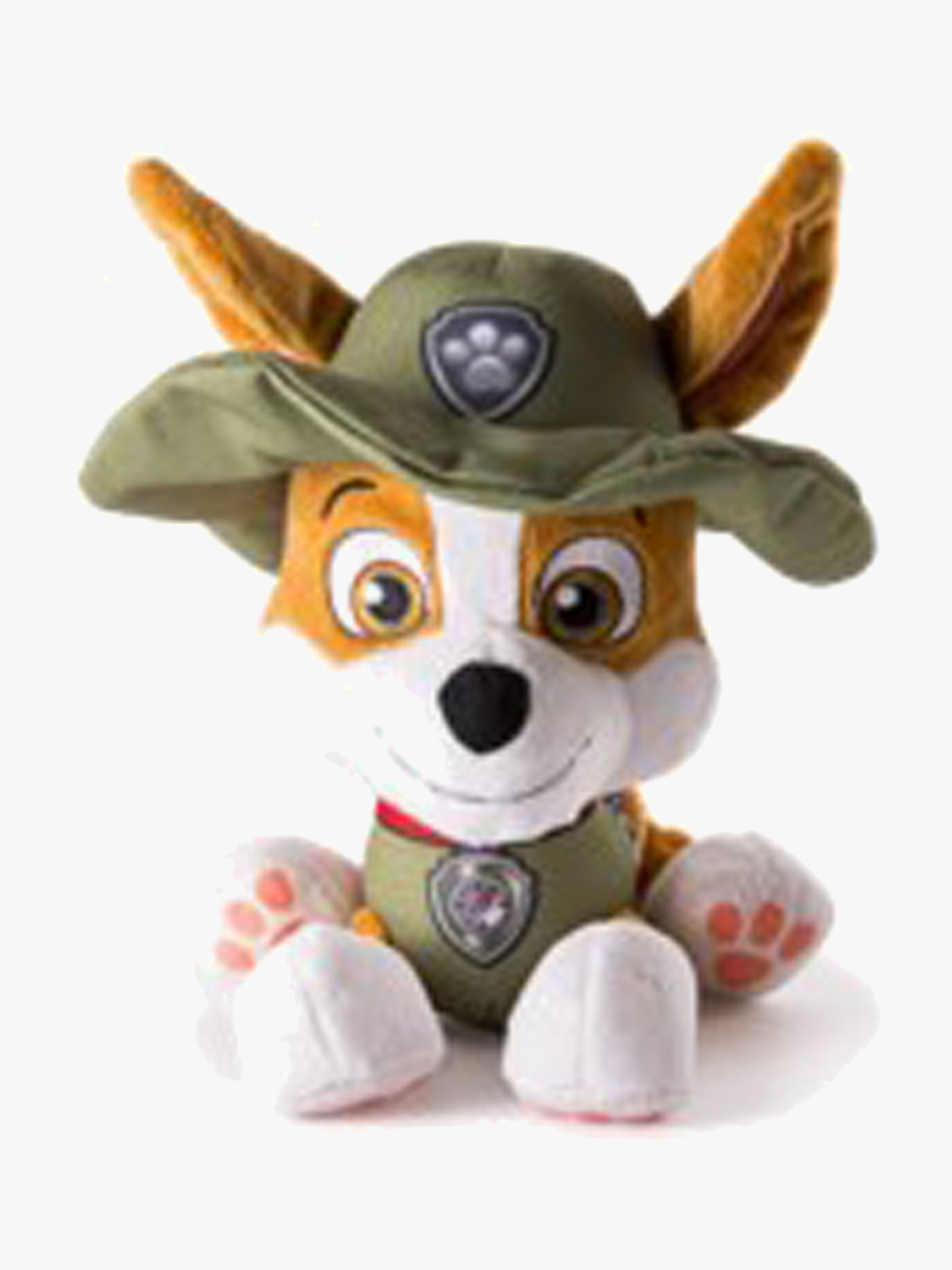 Paw Patrol The Mighty Movie Plüschspielzeug Tracker 15 cm