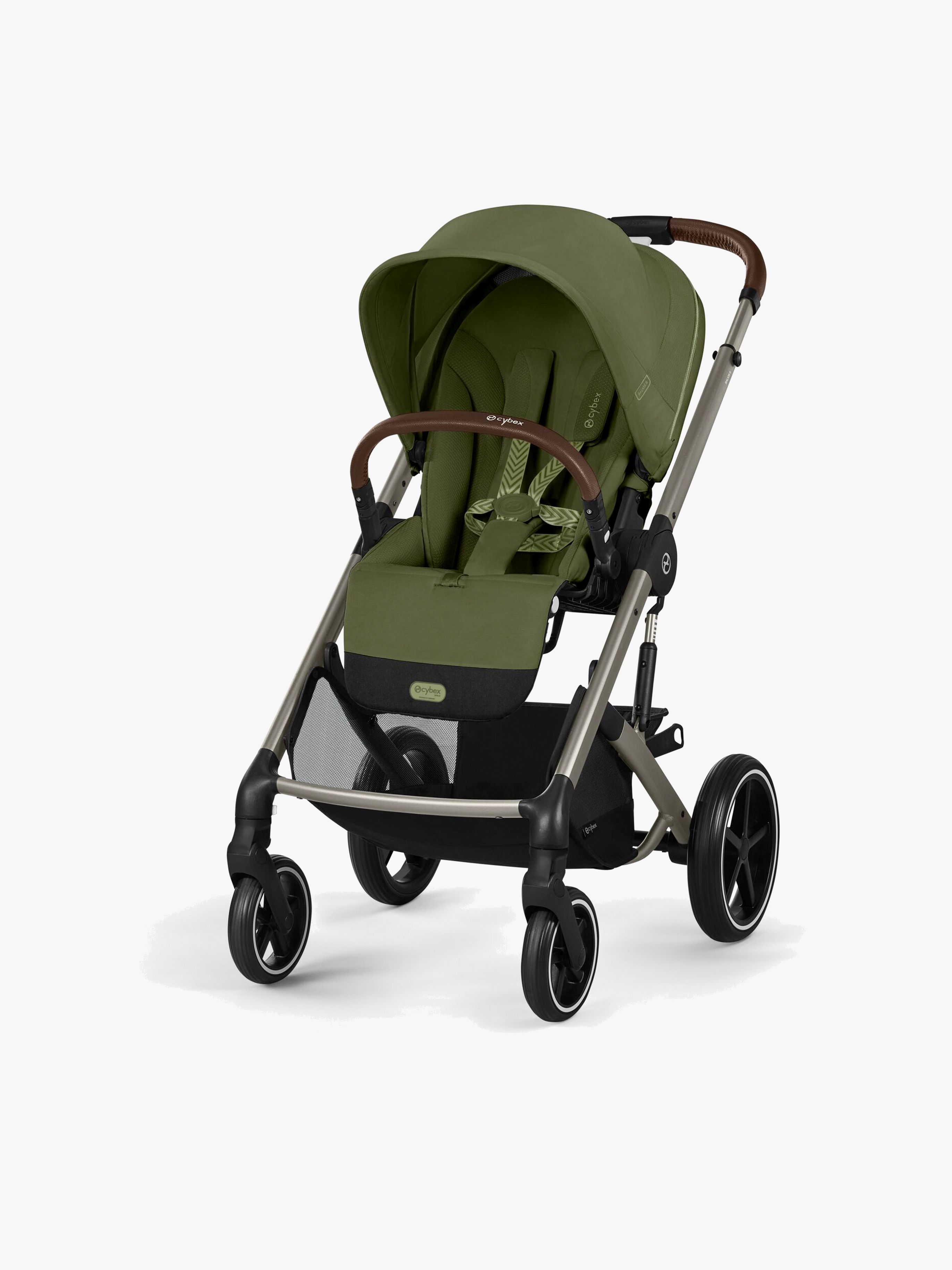 BALIOS S Lux Kinderwagen, Taupe / Moss Green