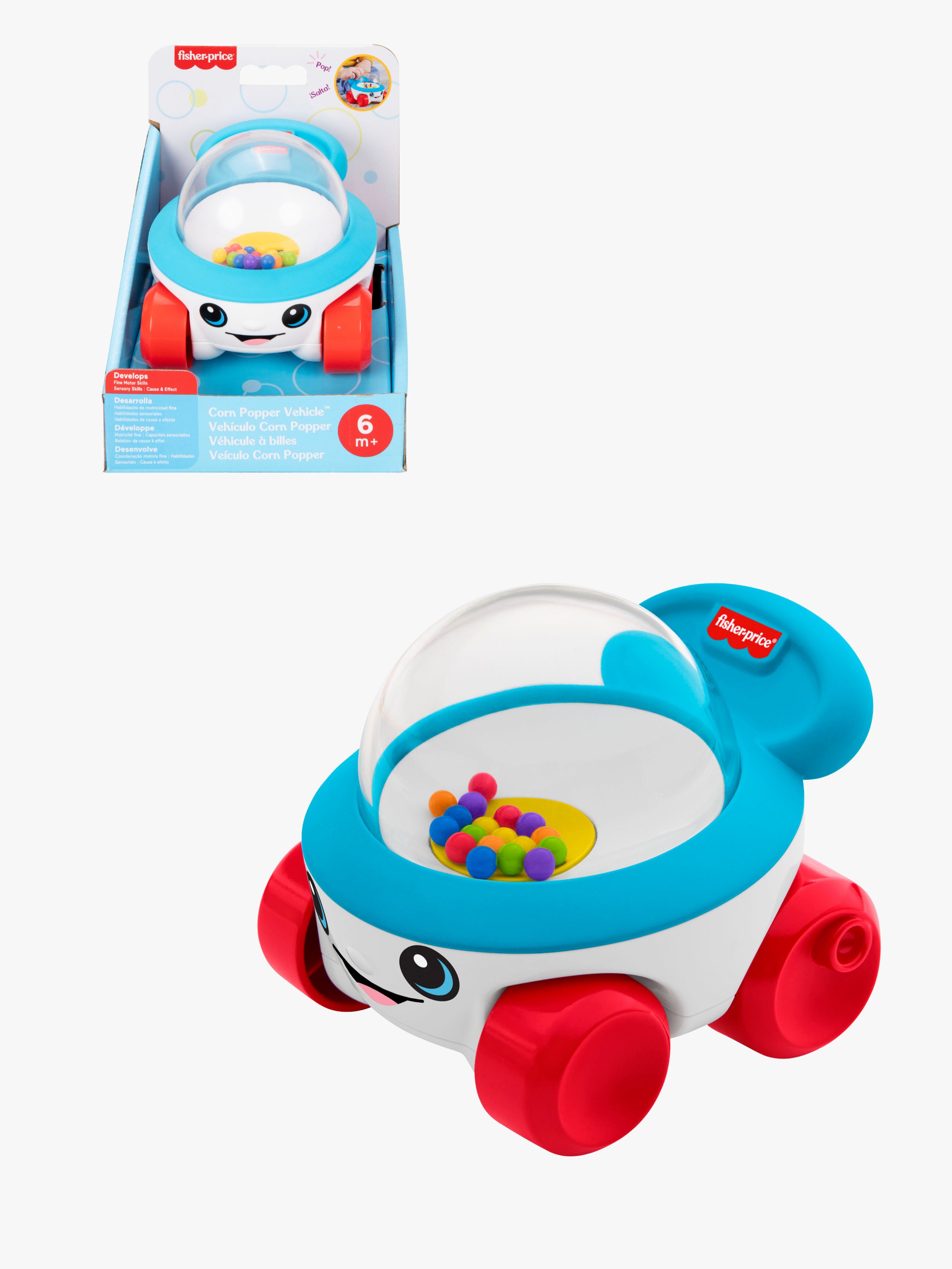 Nachziehspielzeug Popcorn, Babyspielzeug