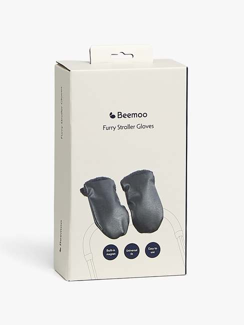 Beemoo Furry Kinderwagenhandschuhe, Black