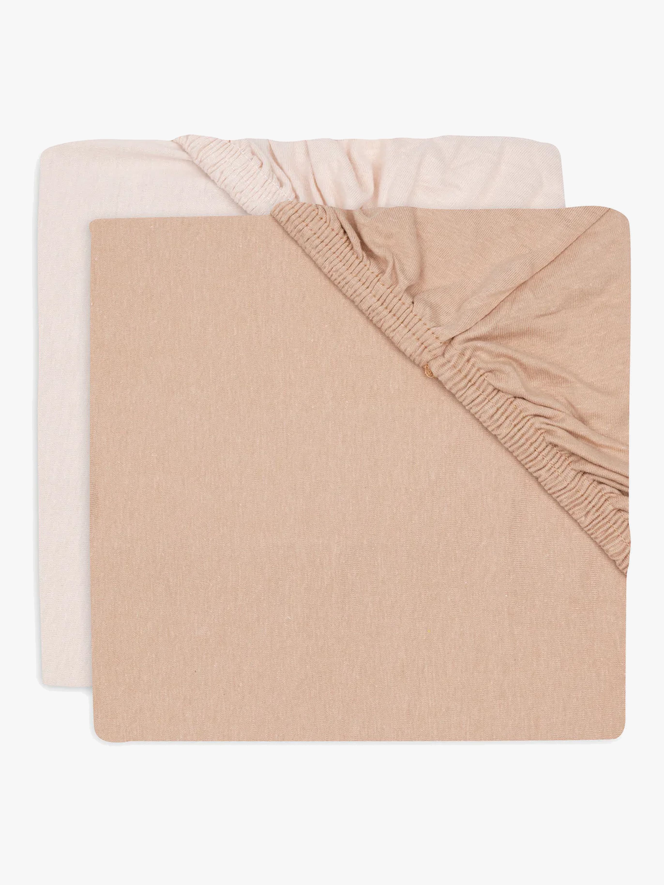 Jollein Spannbettlaken 60x120 2er-Pack, Blush/Wild Rose