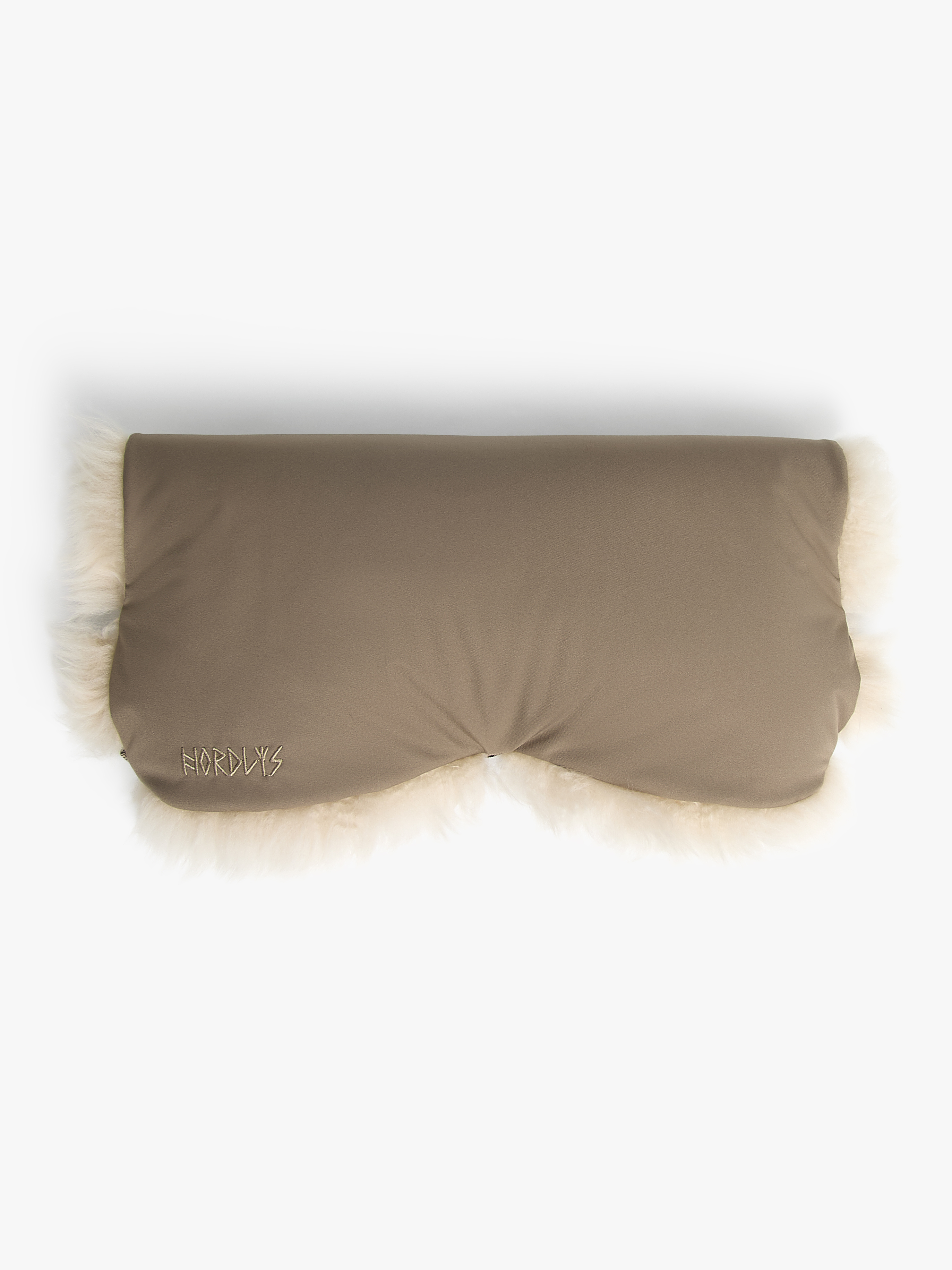 Nordlys Thyra Handwärmer Lammfell, Walnuss/Beige