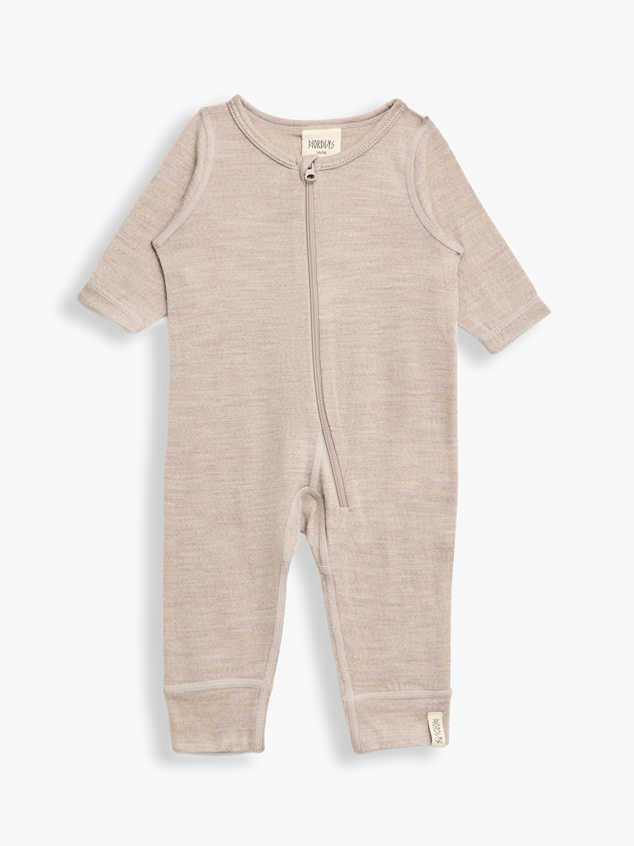 Nordlys Embla Wolloverall, Beige, 86-92