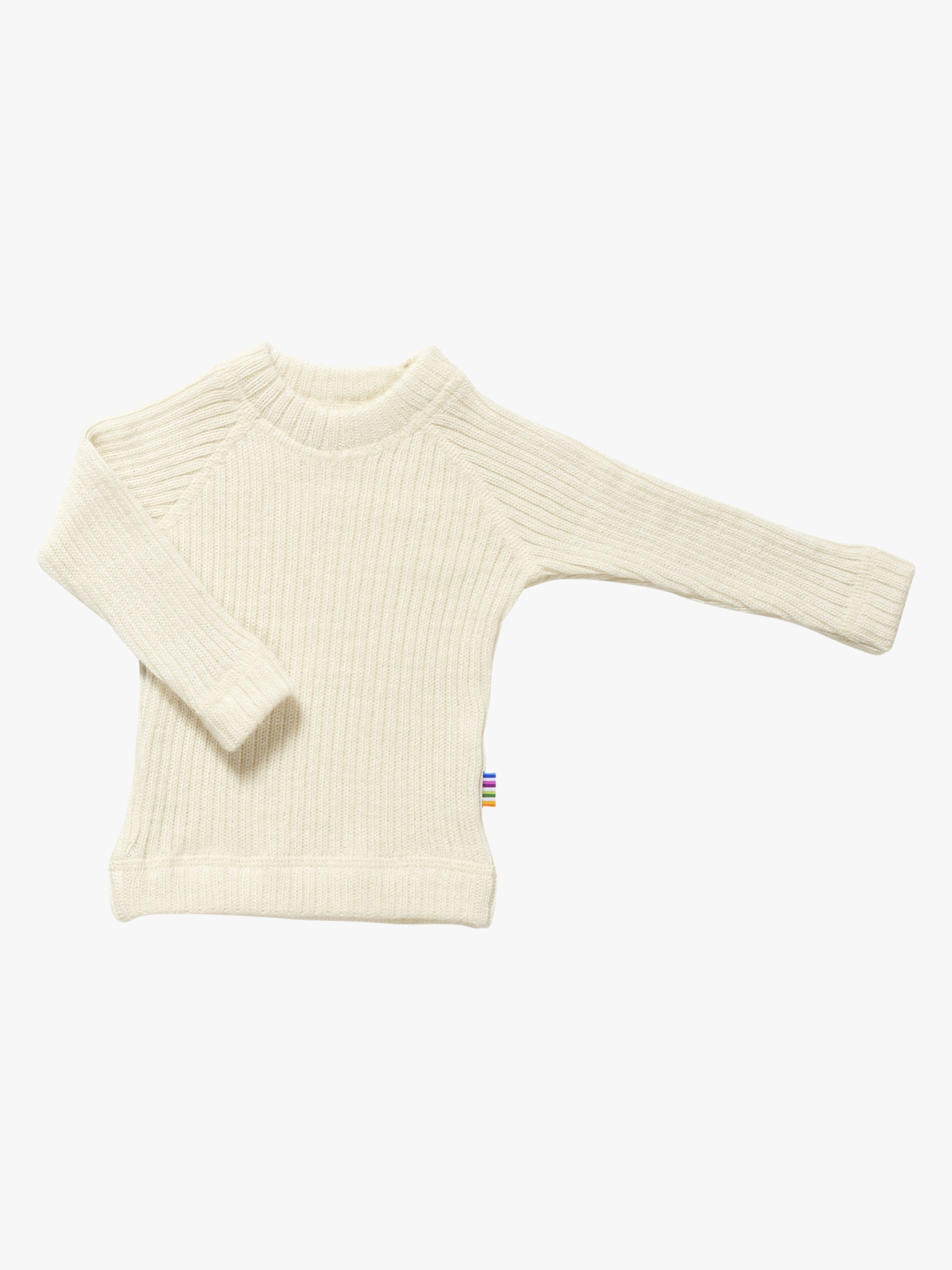 Joha Ripp-Pullover Merinowolle, Nature, 80