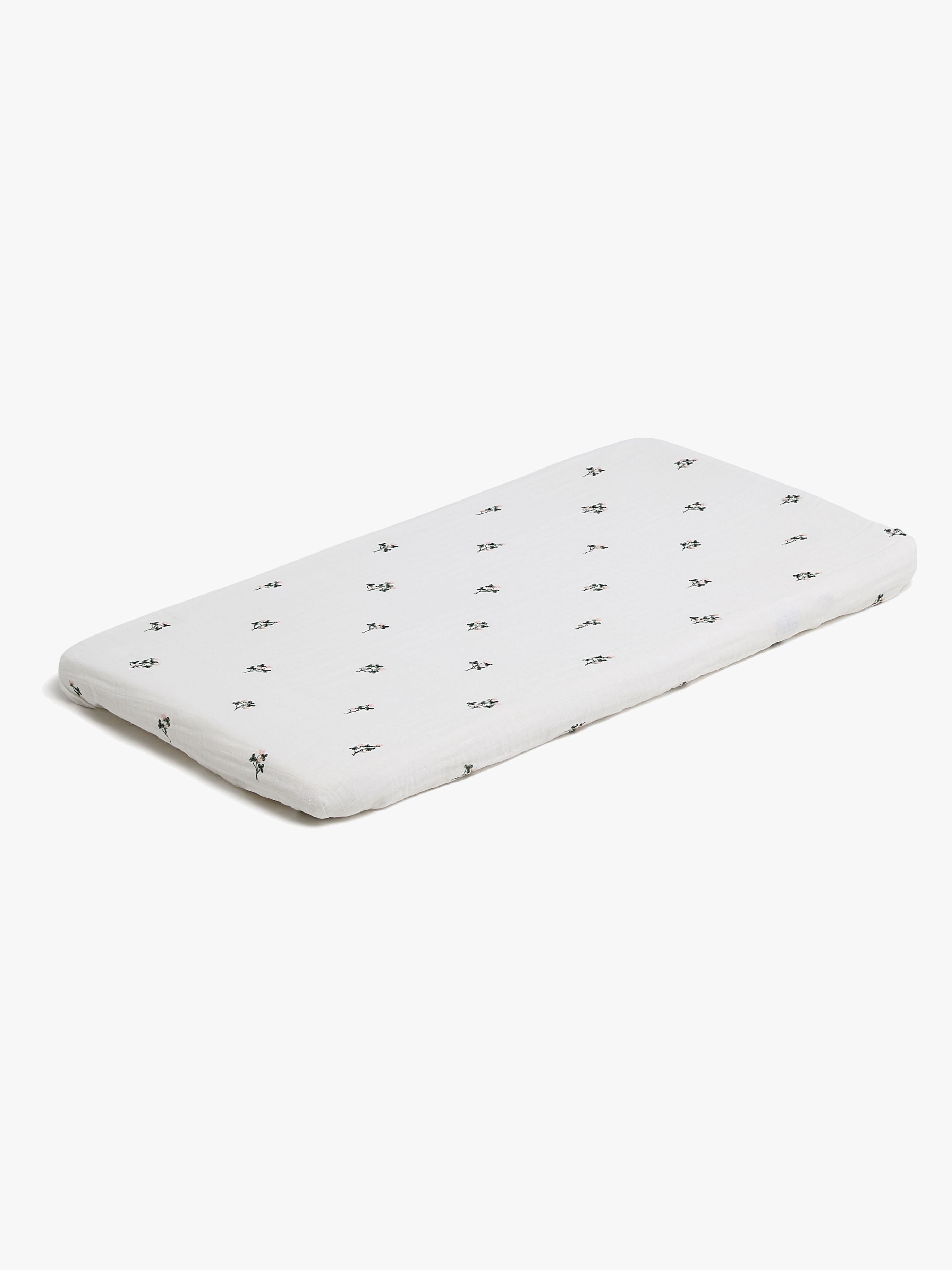 Alice &  Fox ADORA Spannbettlaken Wiege 40x90, Weiß