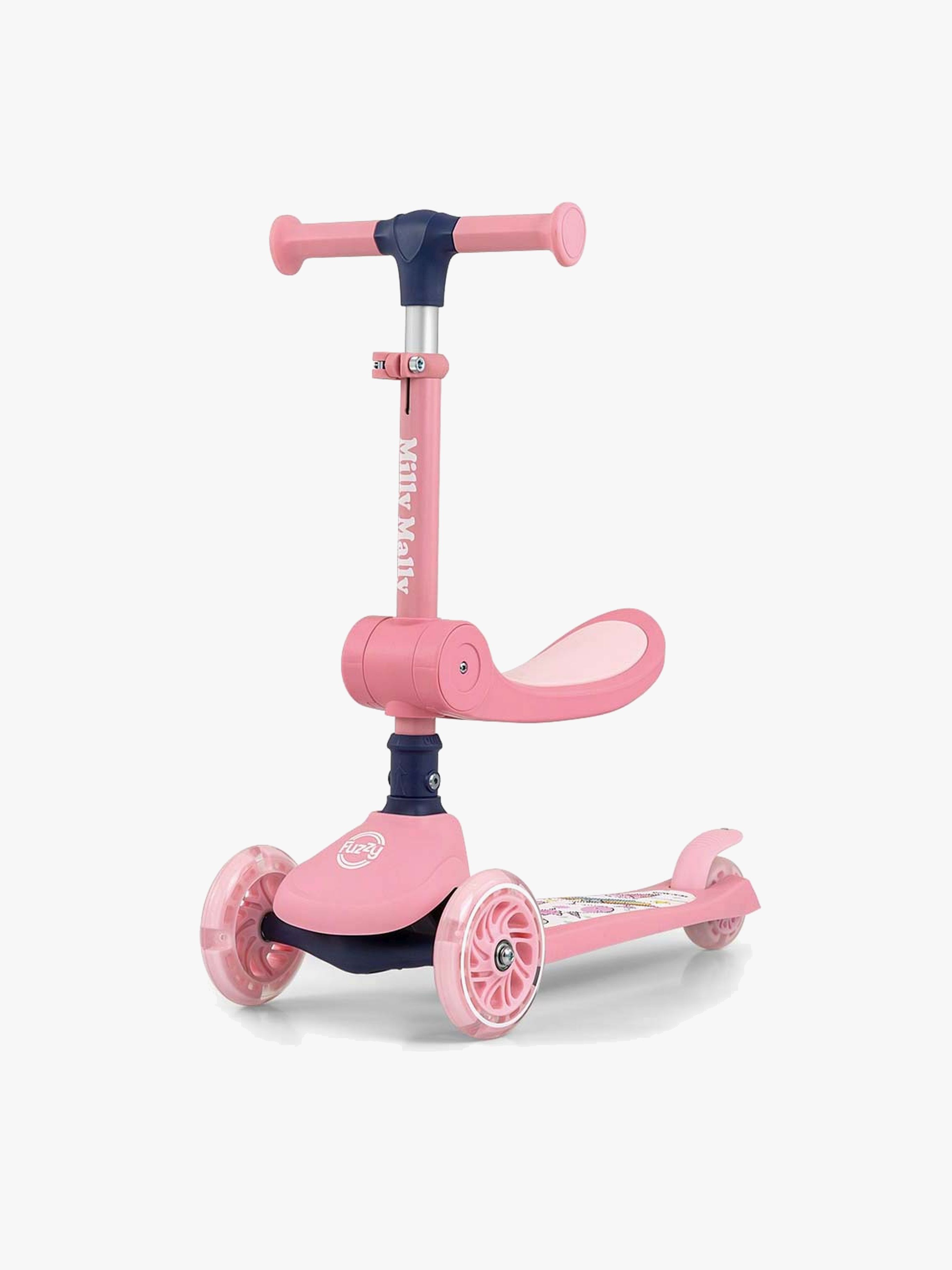 Milly Mally Fuzzy Tretroller, Rosa