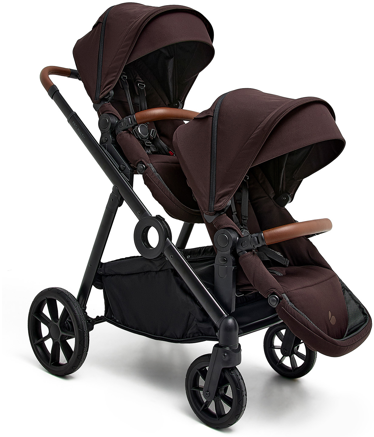 Beemoo Pro Multi 2 Geschwisterwagen, Espresso Brown