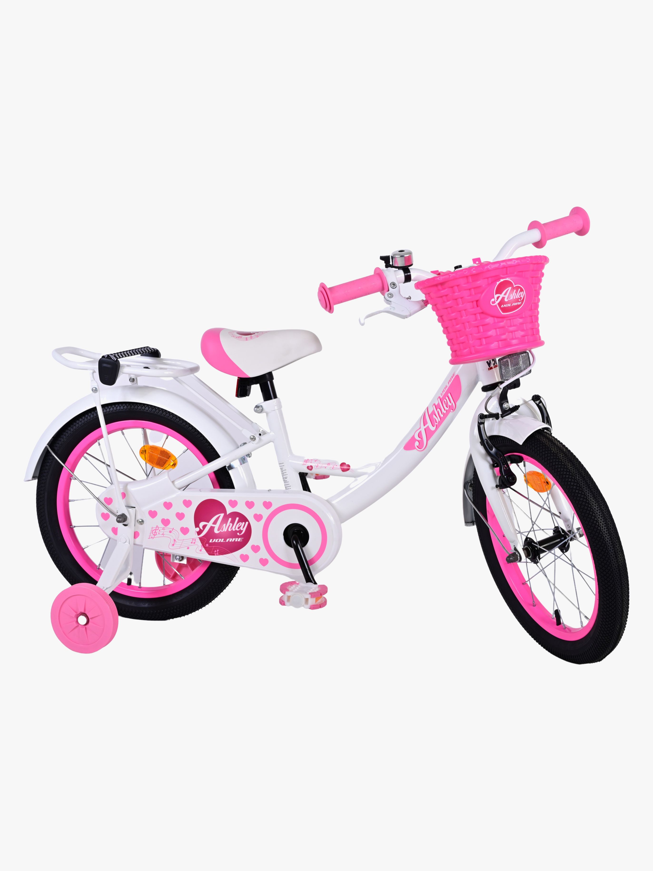 Volare Ashley Kinderfahrrad 16 Zoll, Weiß