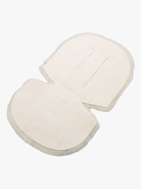 Tinkafu Lammfell Bubble Sitzpolster, White
