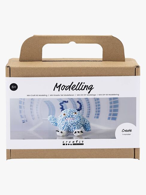 Creativ Company Bastelset Mini Modelliermasse Monster Bobby