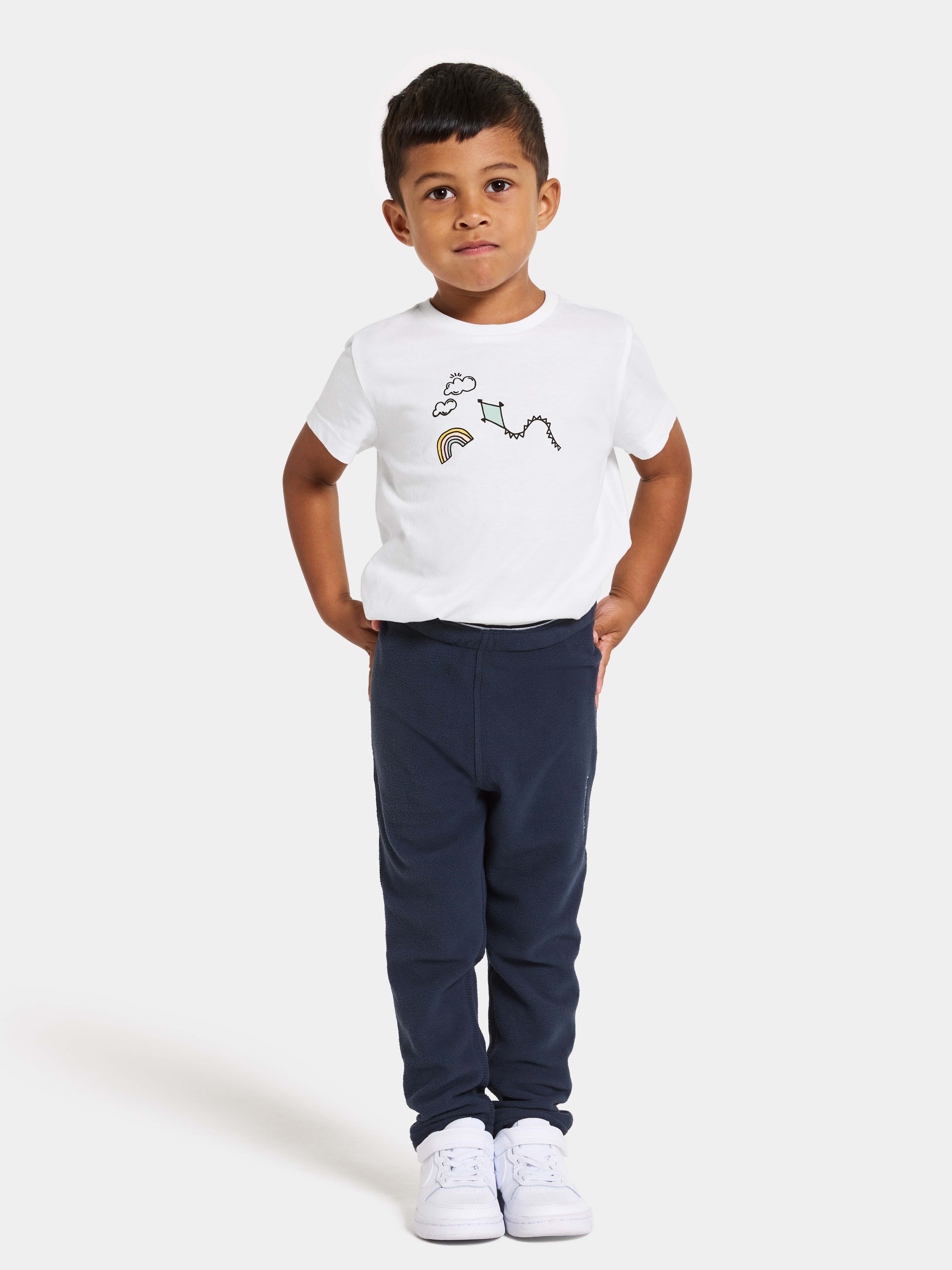 Didriksons Monte Fleecehose, Navy, 100