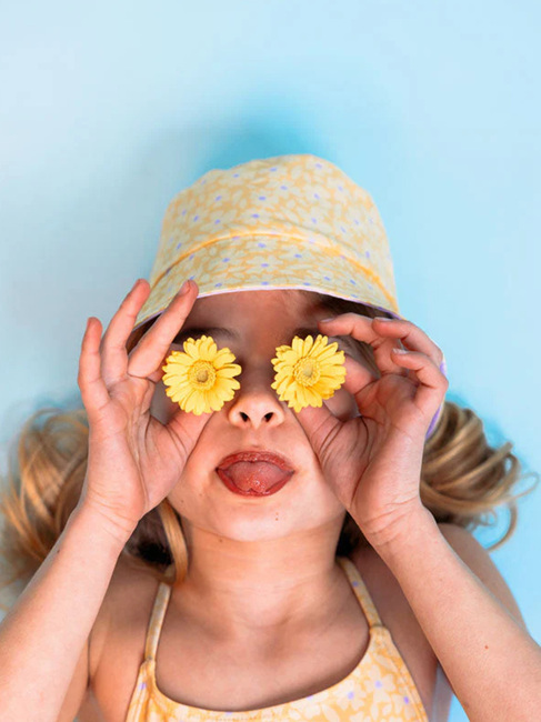 Swim Essentials Wendbarer Sonnenhut, Florish Yellow