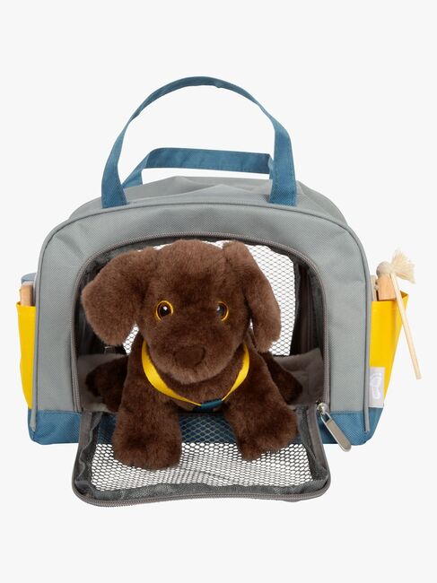 Small Foot Hund mit Tasche und Pflegeset