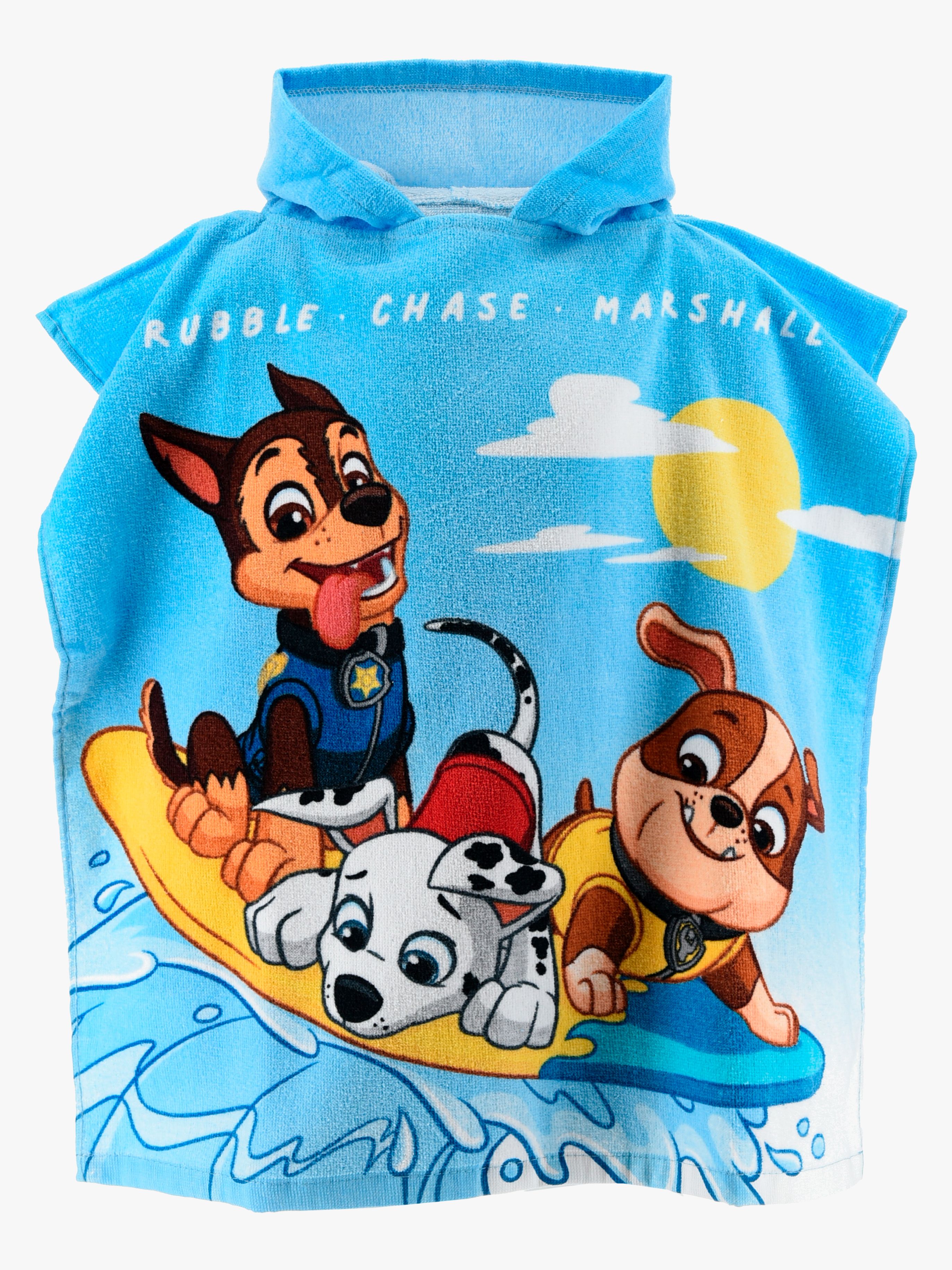 Paw Patrol Badeponcho 100% Baumwolle, Blau