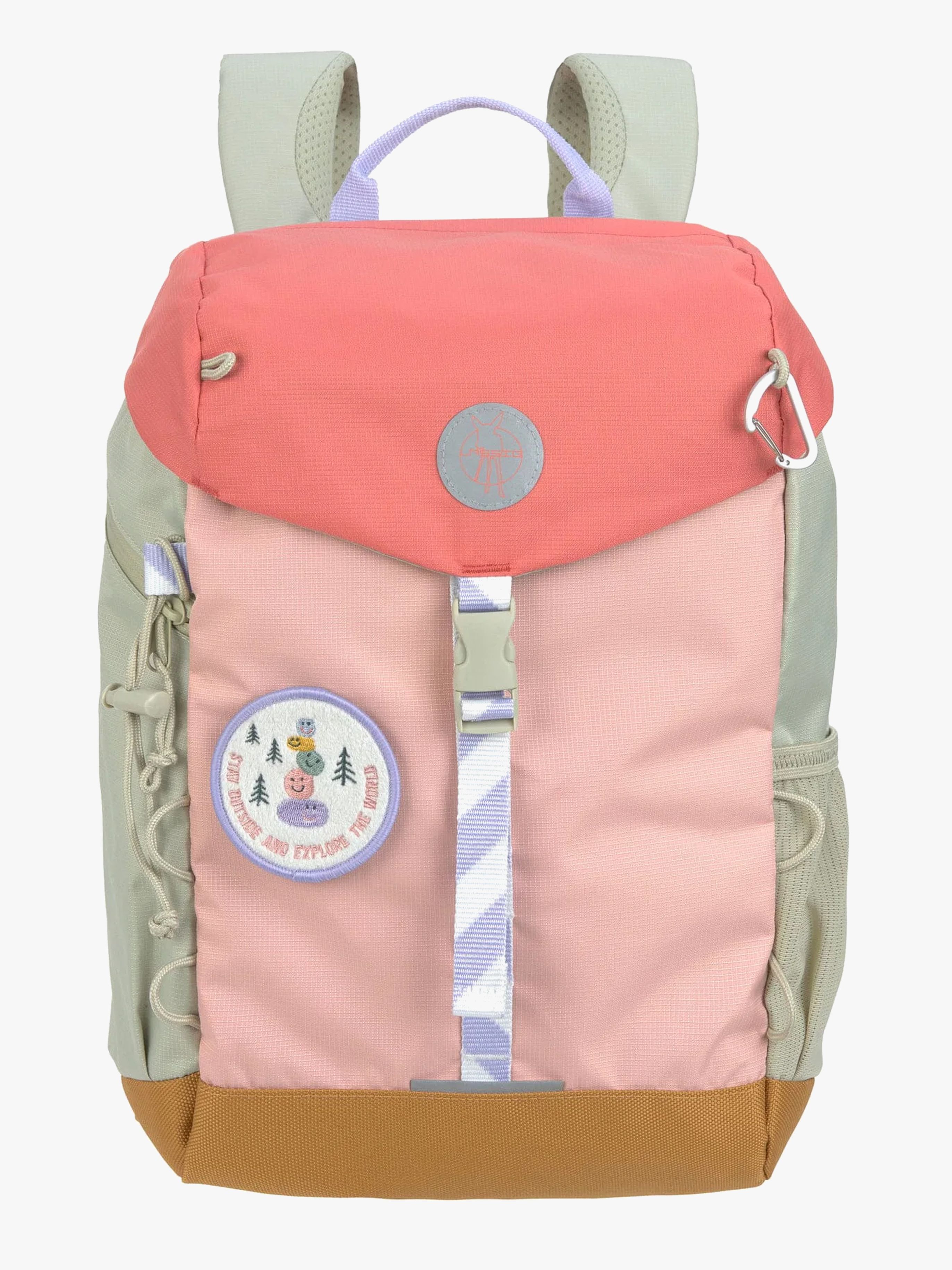 Lässig Big Outdoor Kinder Rucksack 13L Sunny Explorer, Rose/Pink