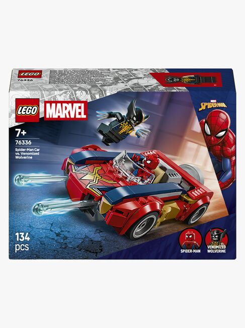 LEGO Super Heroes 76336 Spider-Man Auto vs. Venomized Wolverine