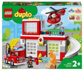 LEGO DUPLO Town 10970 Feuerwehrwache mit Hubschrauber